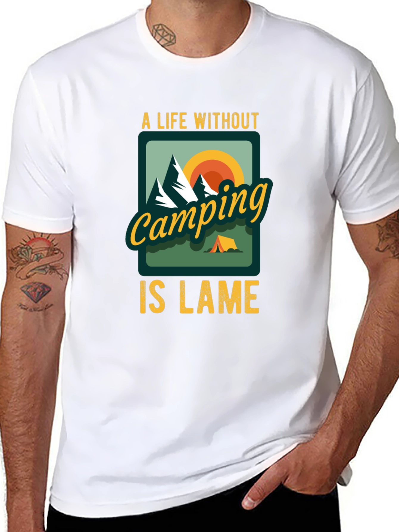 Camping is Lame Graphic Tee