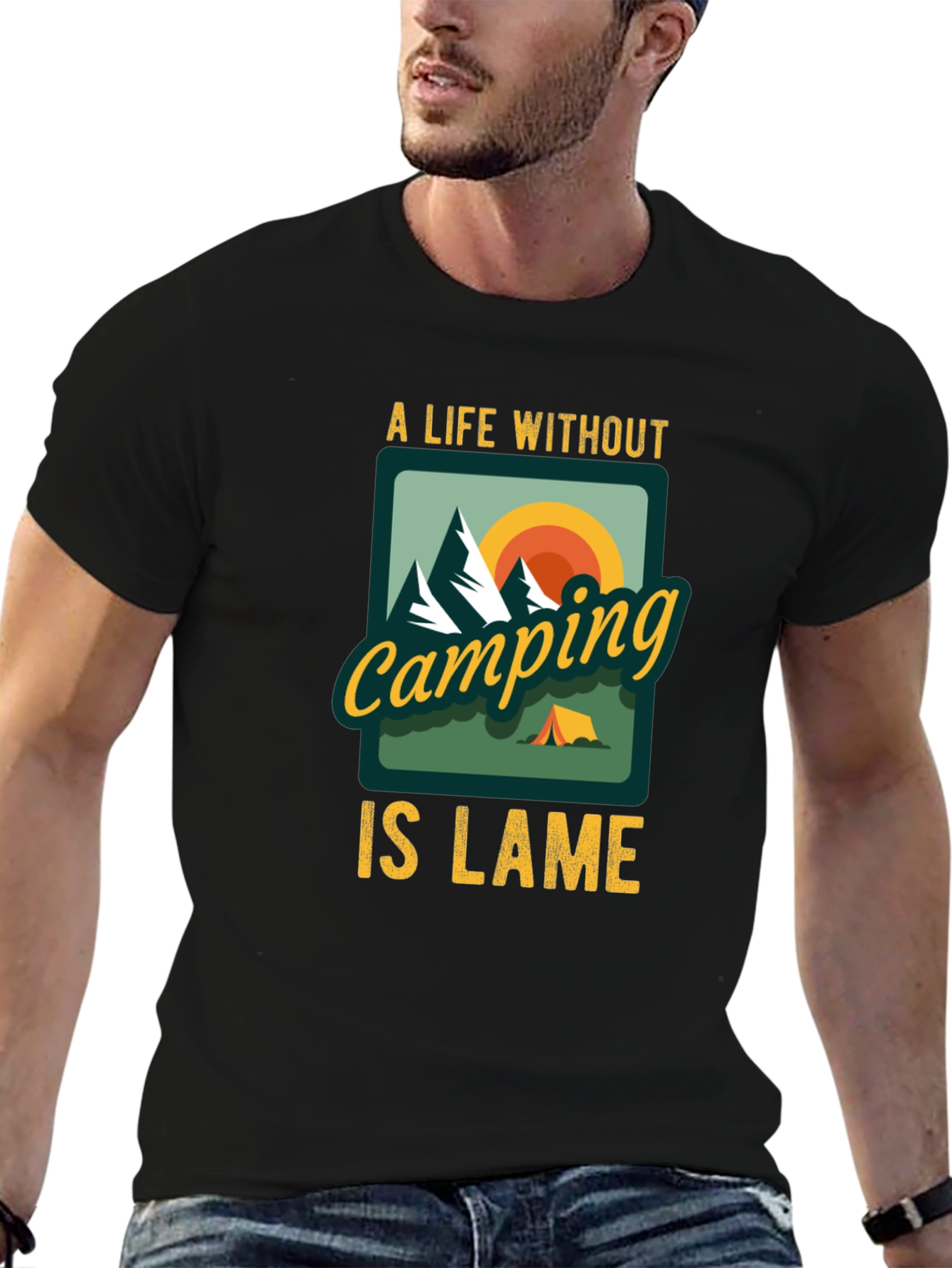 Camping is Lame Graphic Tee