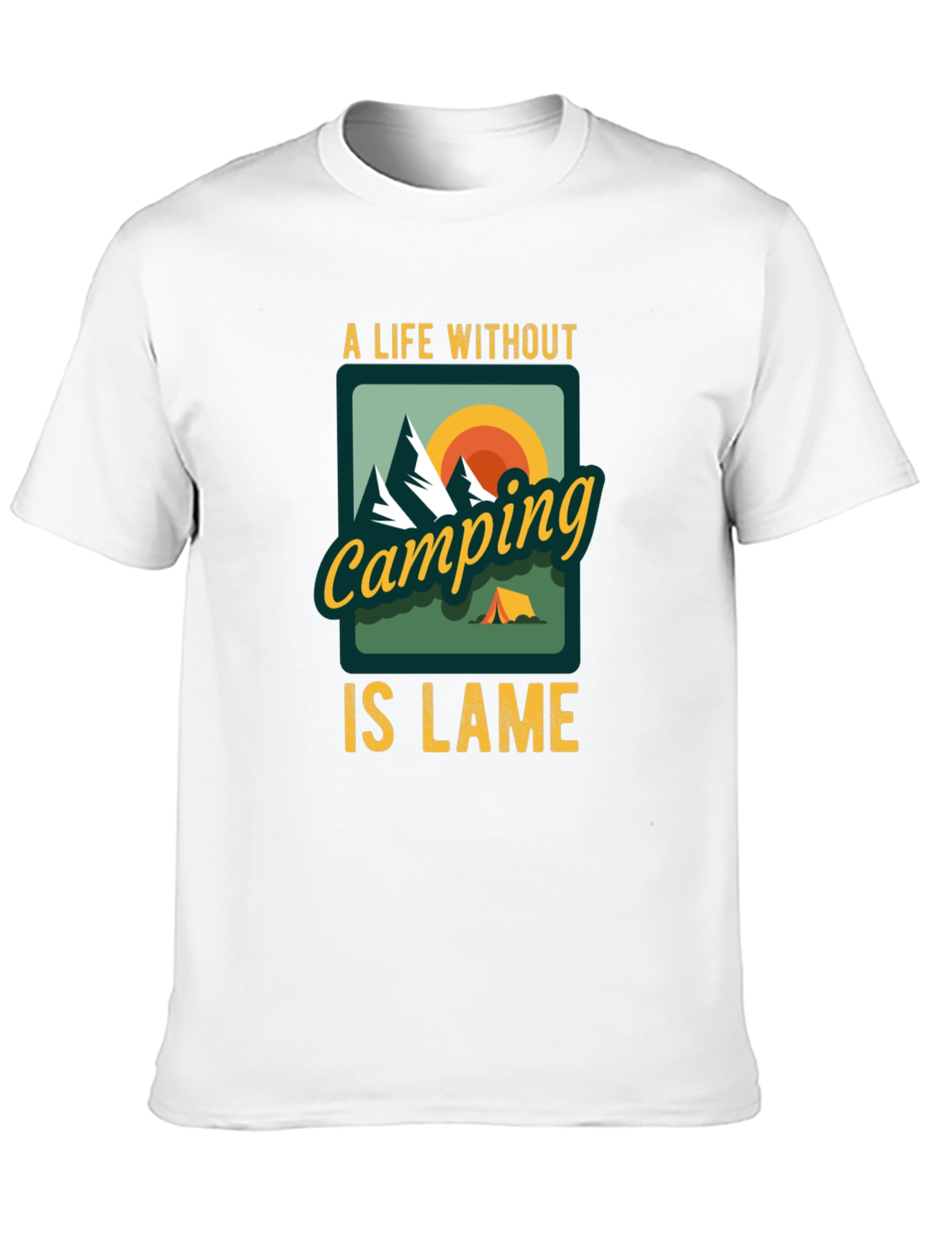 Camping is Lame Graphic Tee