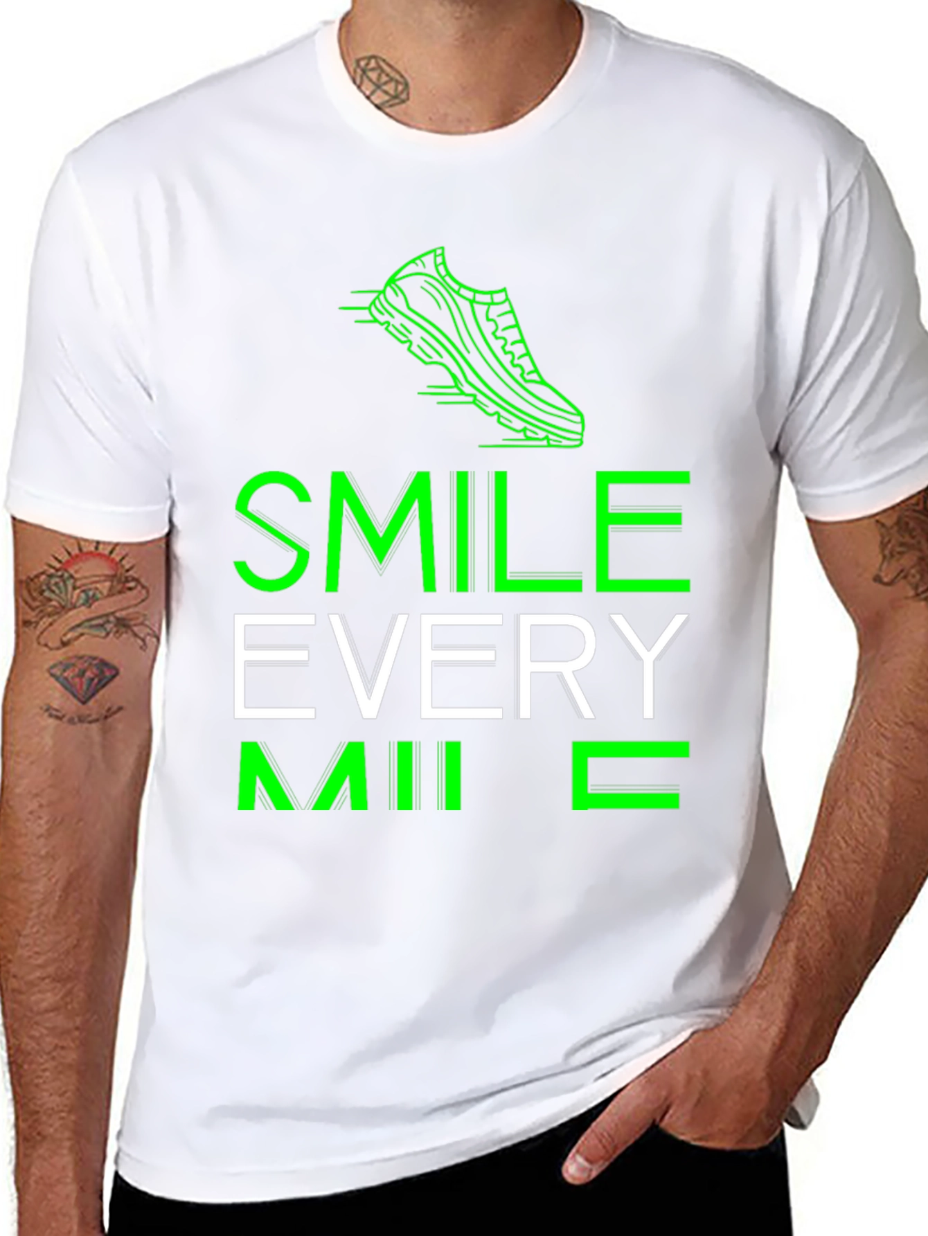 Smile Every Mile Running T-Shirt
