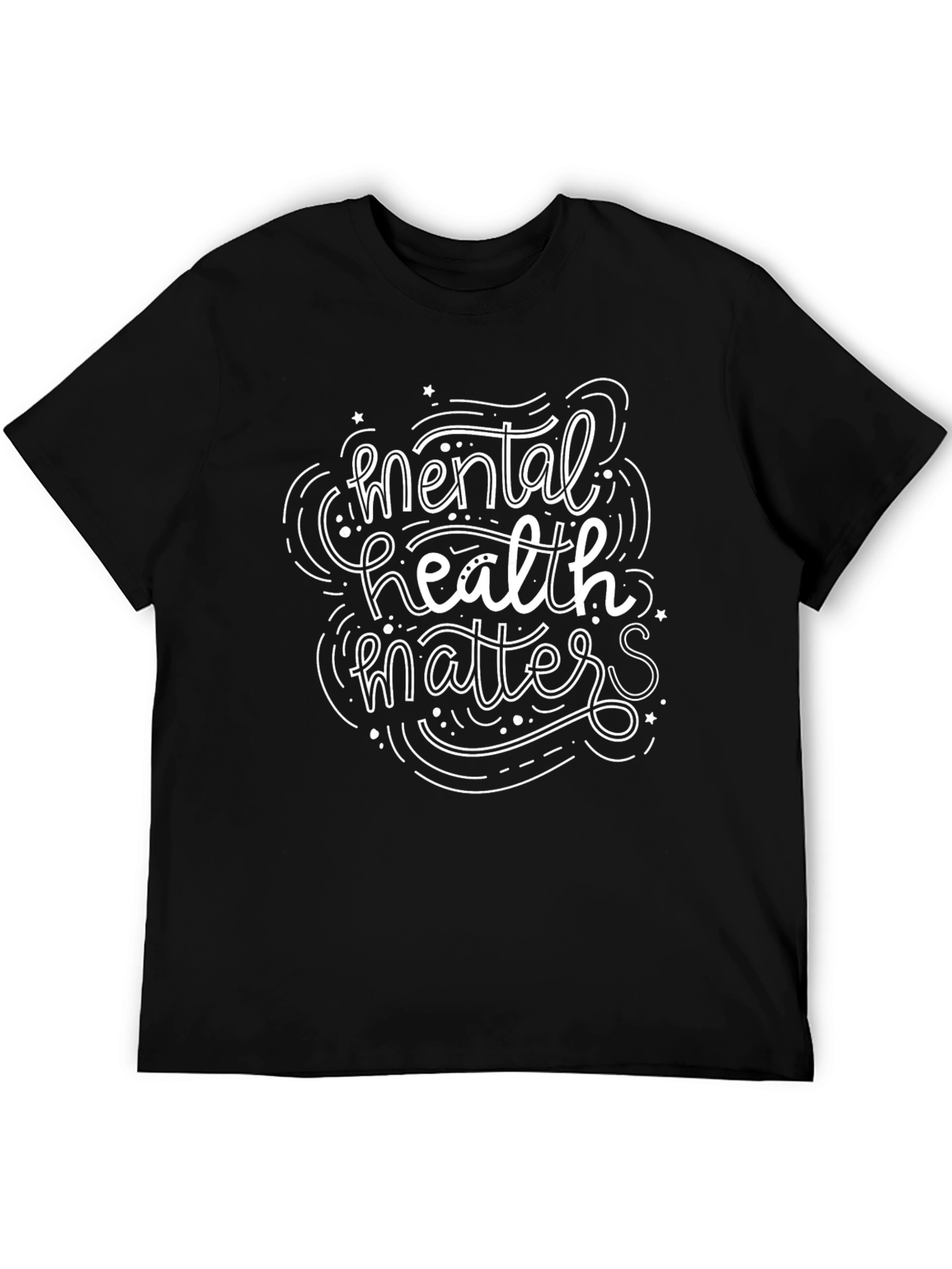 Mental Health Matters Graphic Tee - Black