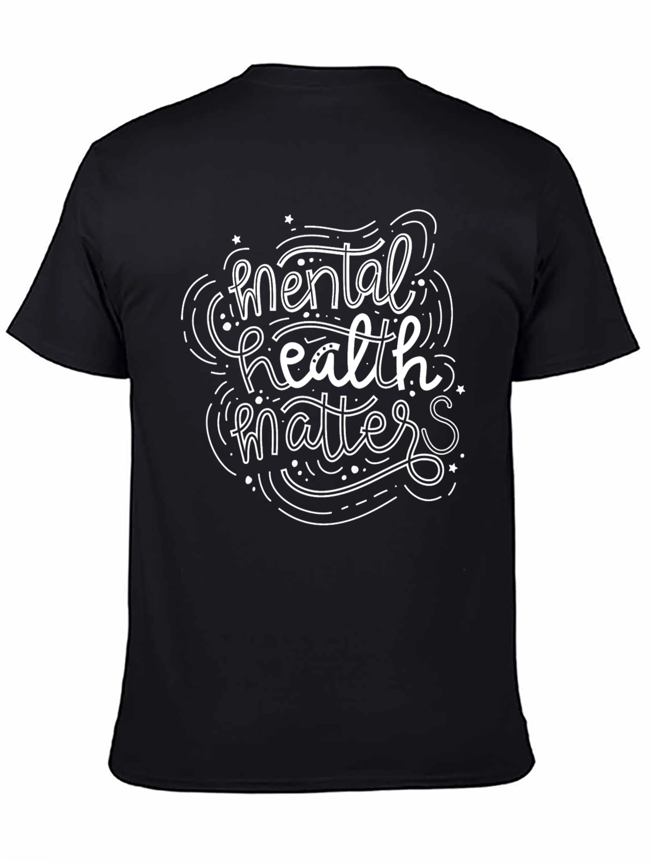 Mental Health Matters Graphic Tee - Black
