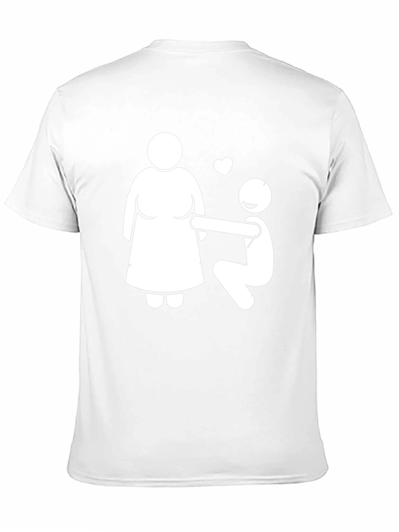 Humorous Proposal Graphic Tee - Black