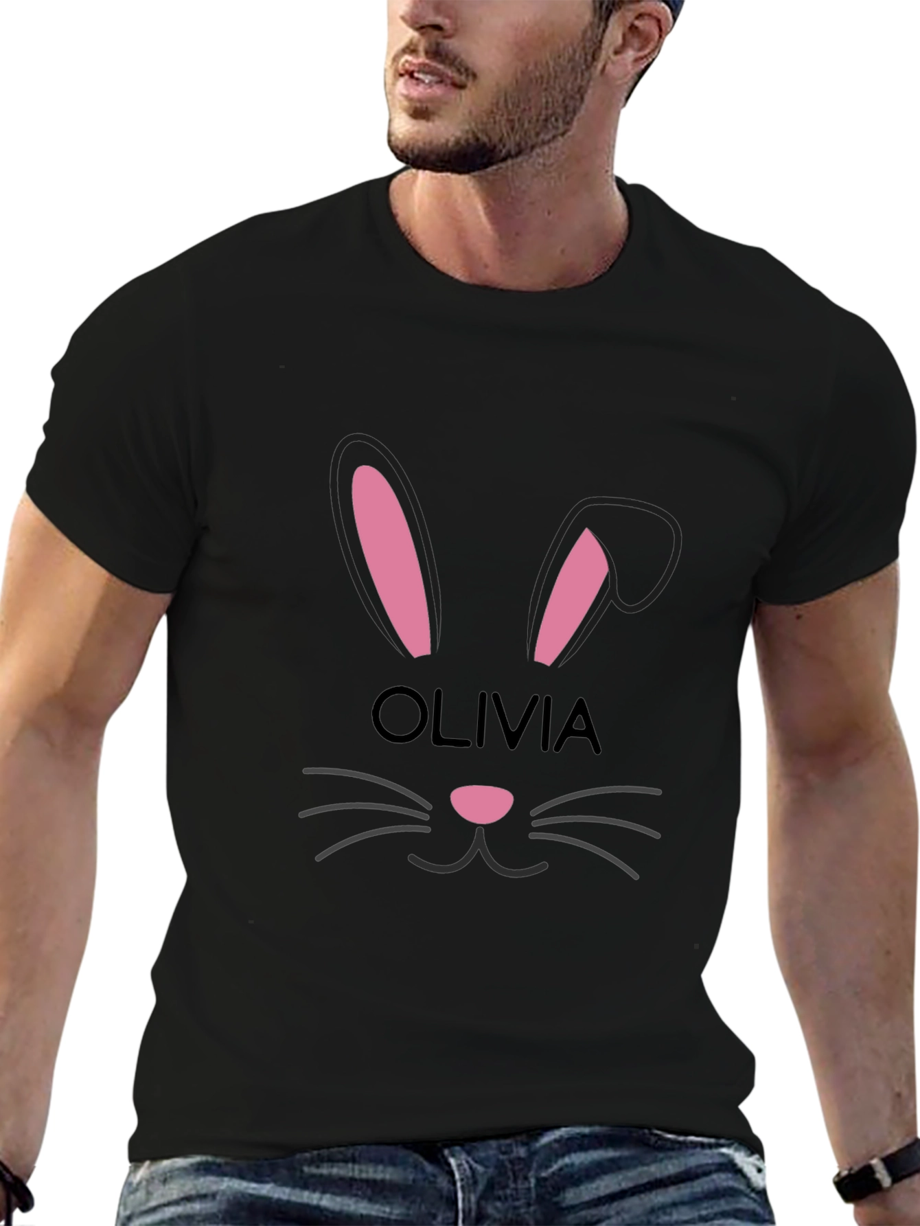 Bunny Face Personalized T-Shirt