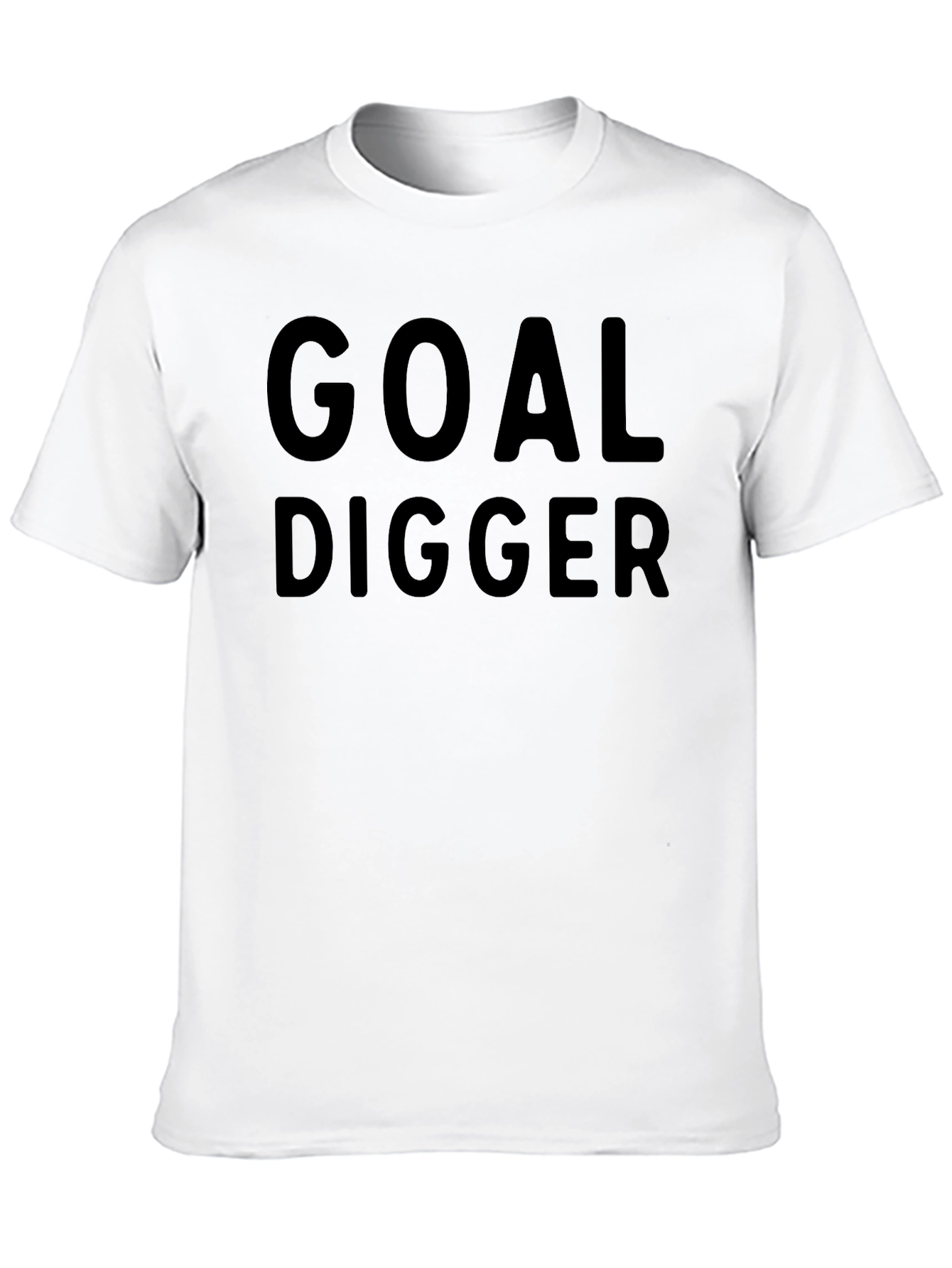 Goal Digger Black Graphic Tee Shirt