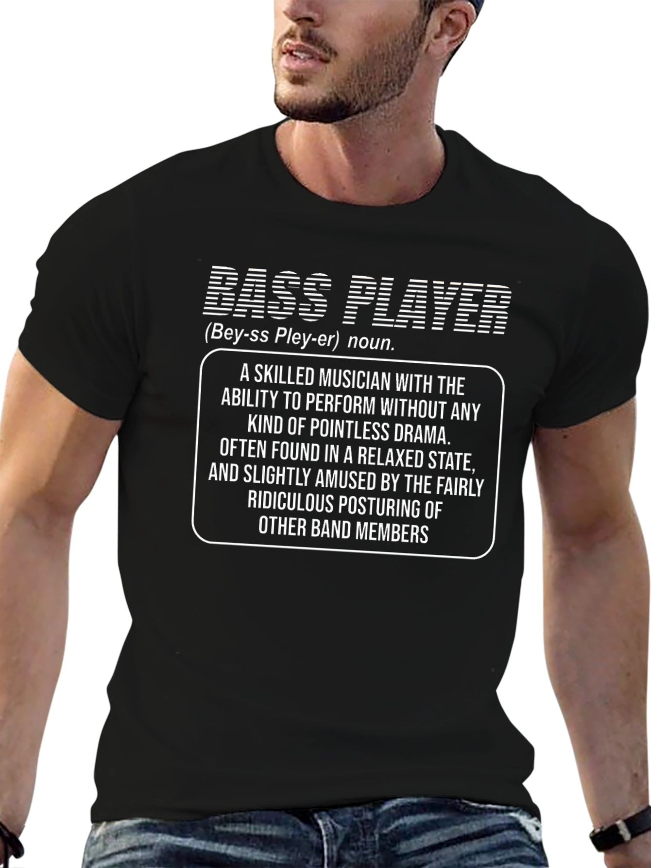 Bass Player Definition T-Shirt - Musician Humor