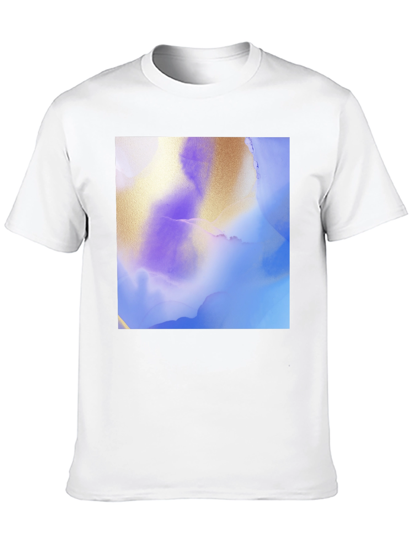 Abstract Art Graphic Tee - Stylish Black T-Shirt