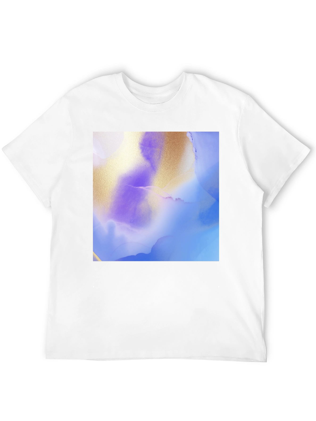 Abstract Art Graphic Tee - Stylish Black T-Shirt