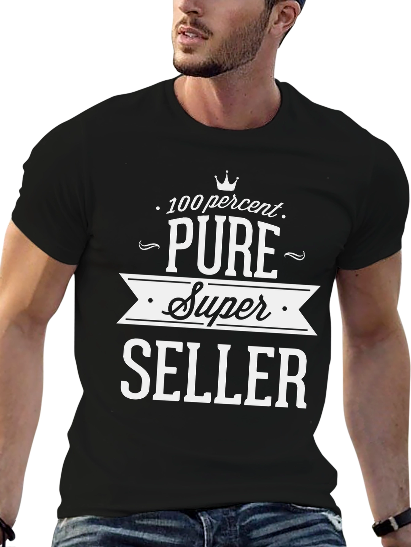 Pure Super Seller Black T-Shirt