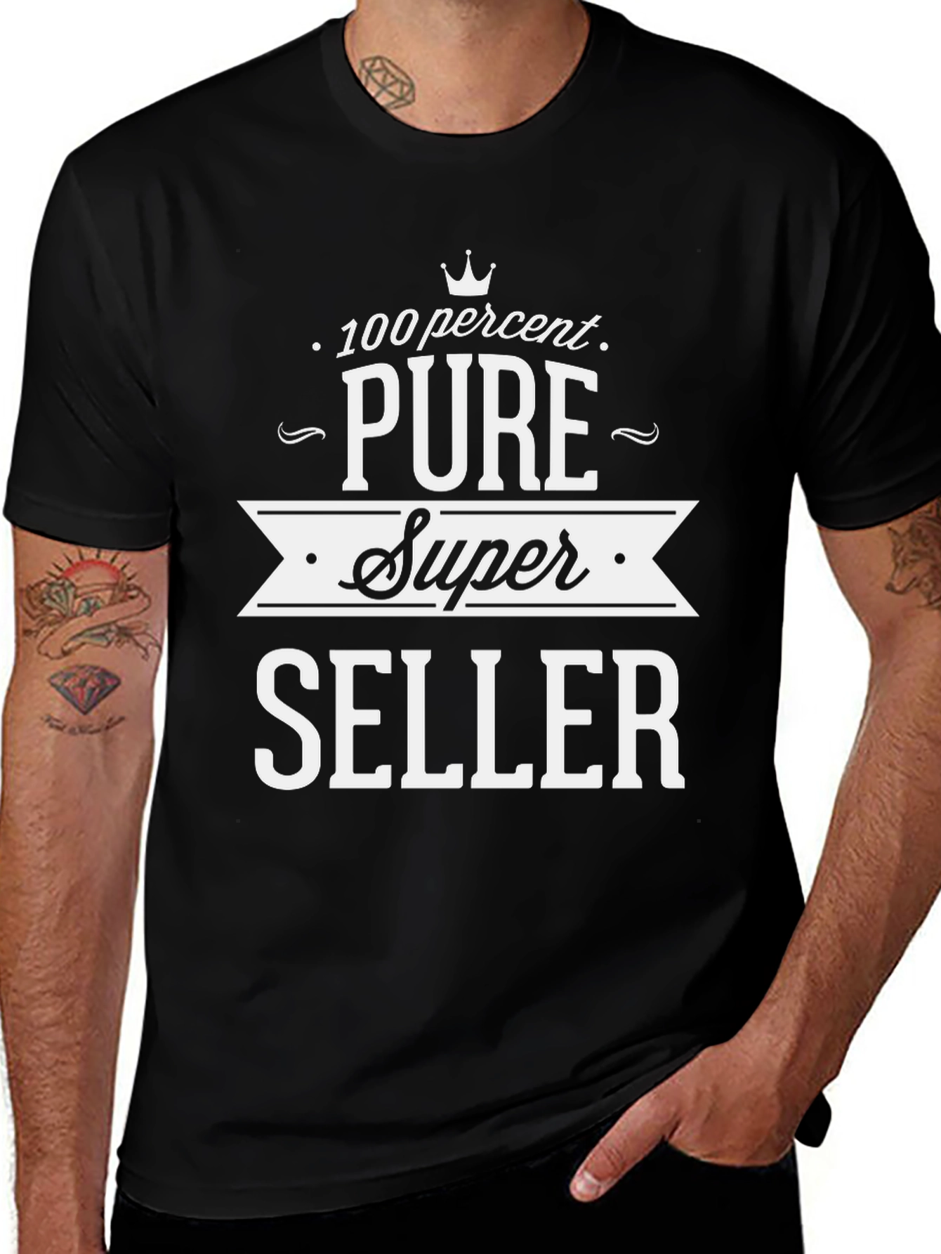 Pure Super Seller Black T-Shirt