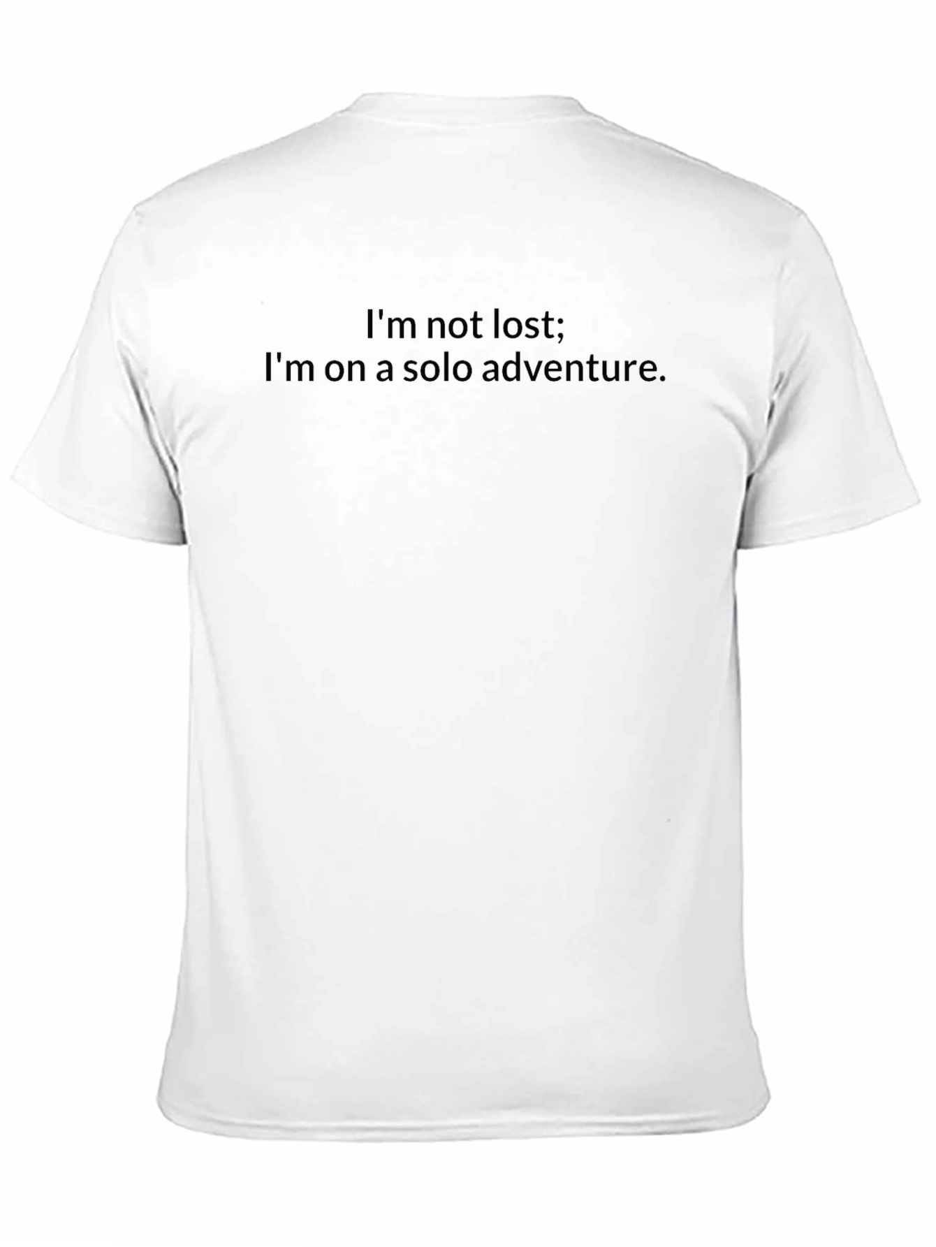 Solo Adventure Black T-Shirt - Wanderers Style