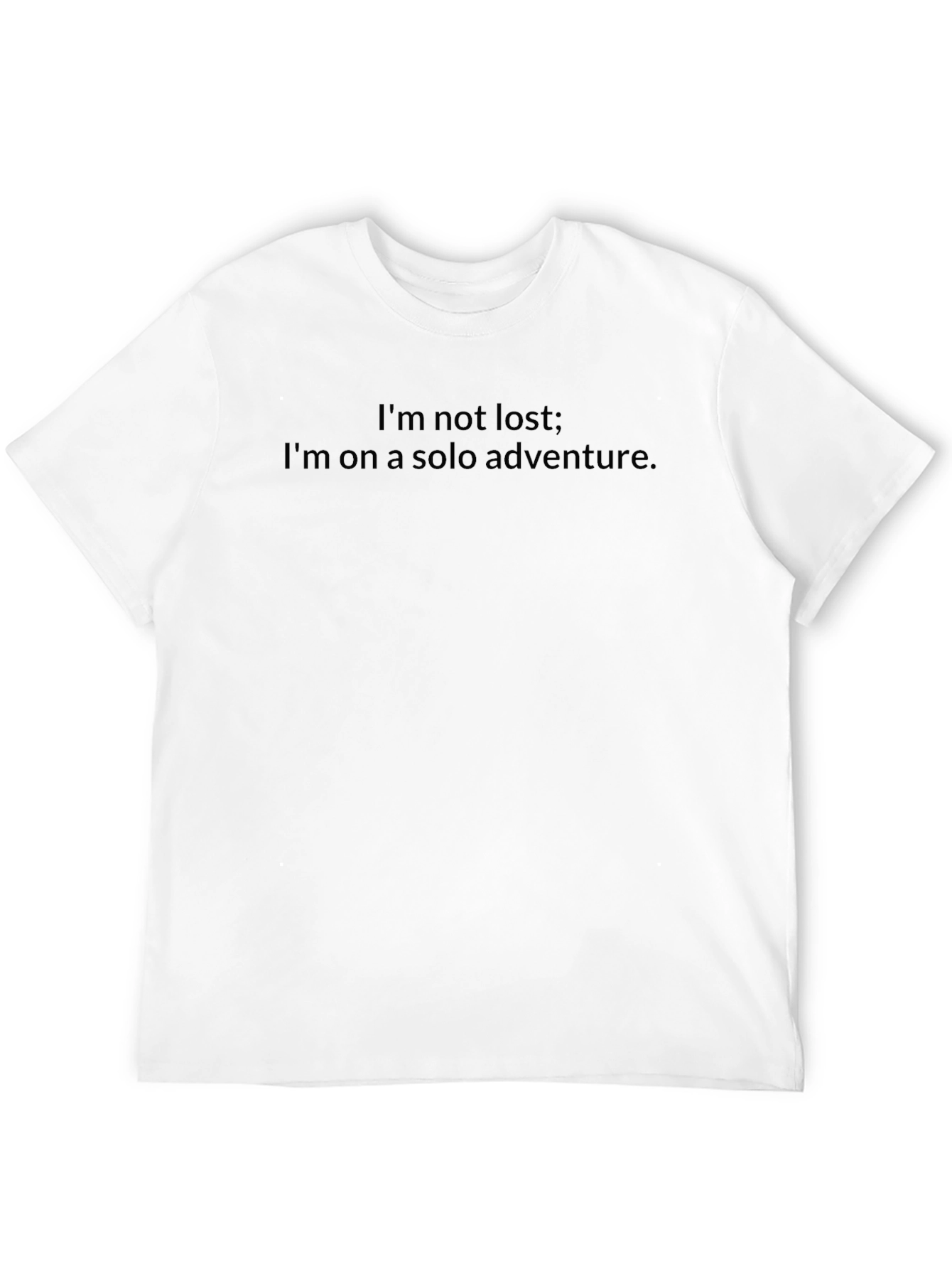 Solo Adventure Black T-Shirt - Wanderers Style
