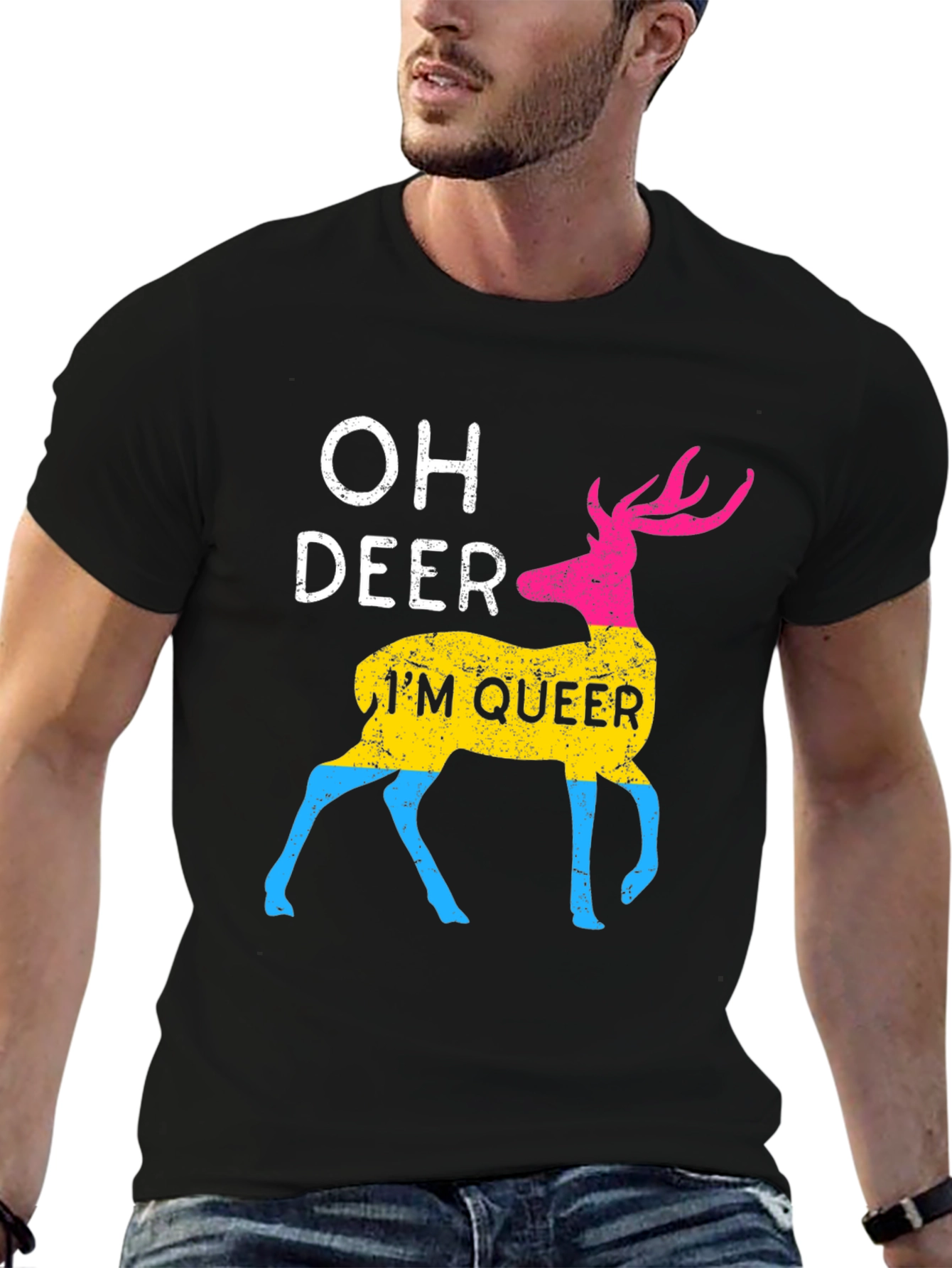 Oh Deer Im Queer T-Shirt