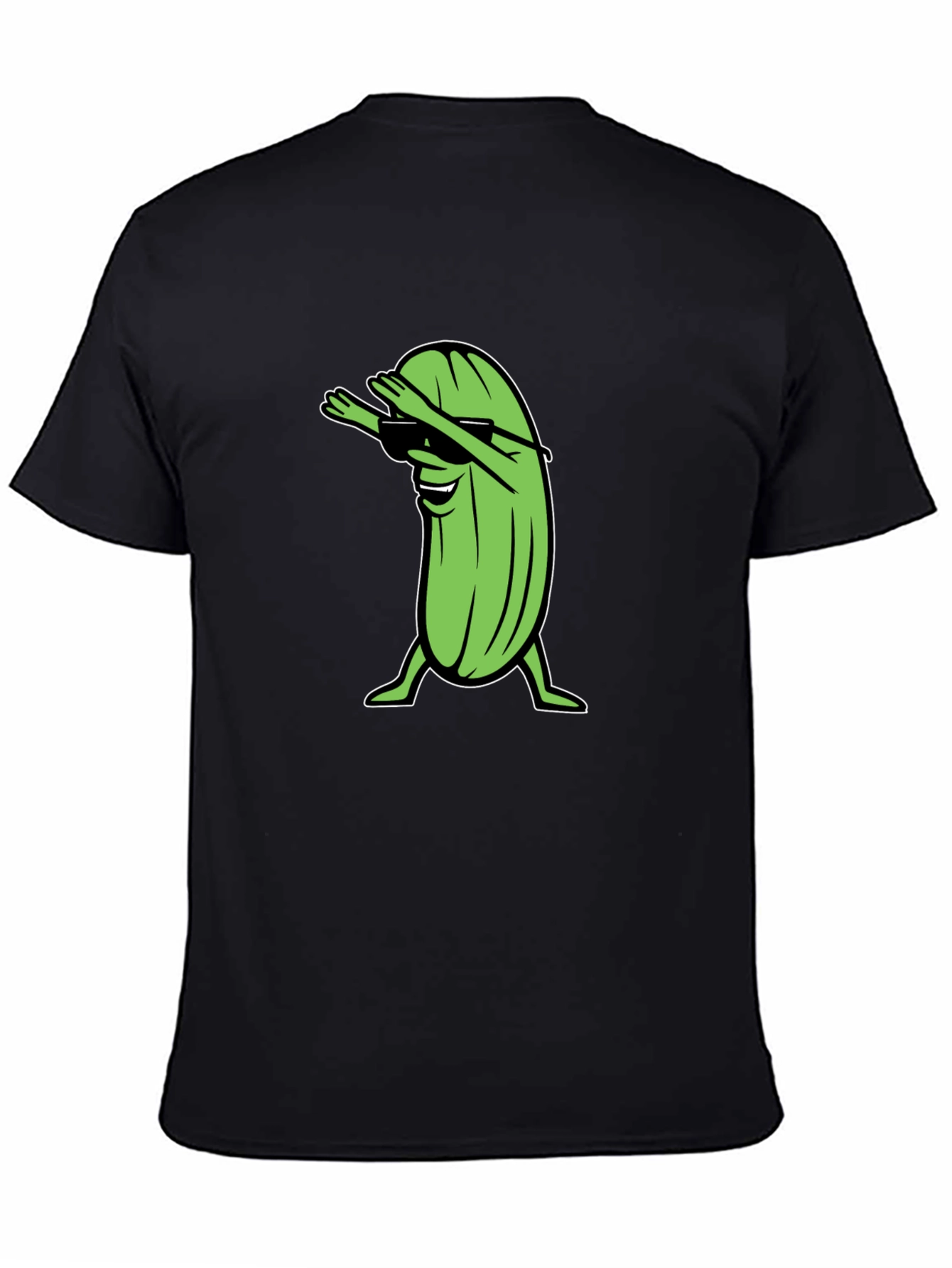 Dabbing Pickle T-Shirt - Funny Cartoon Graphic Tee