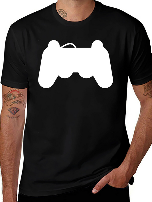 Gamer Tee - White Console Graphic T-Shirt