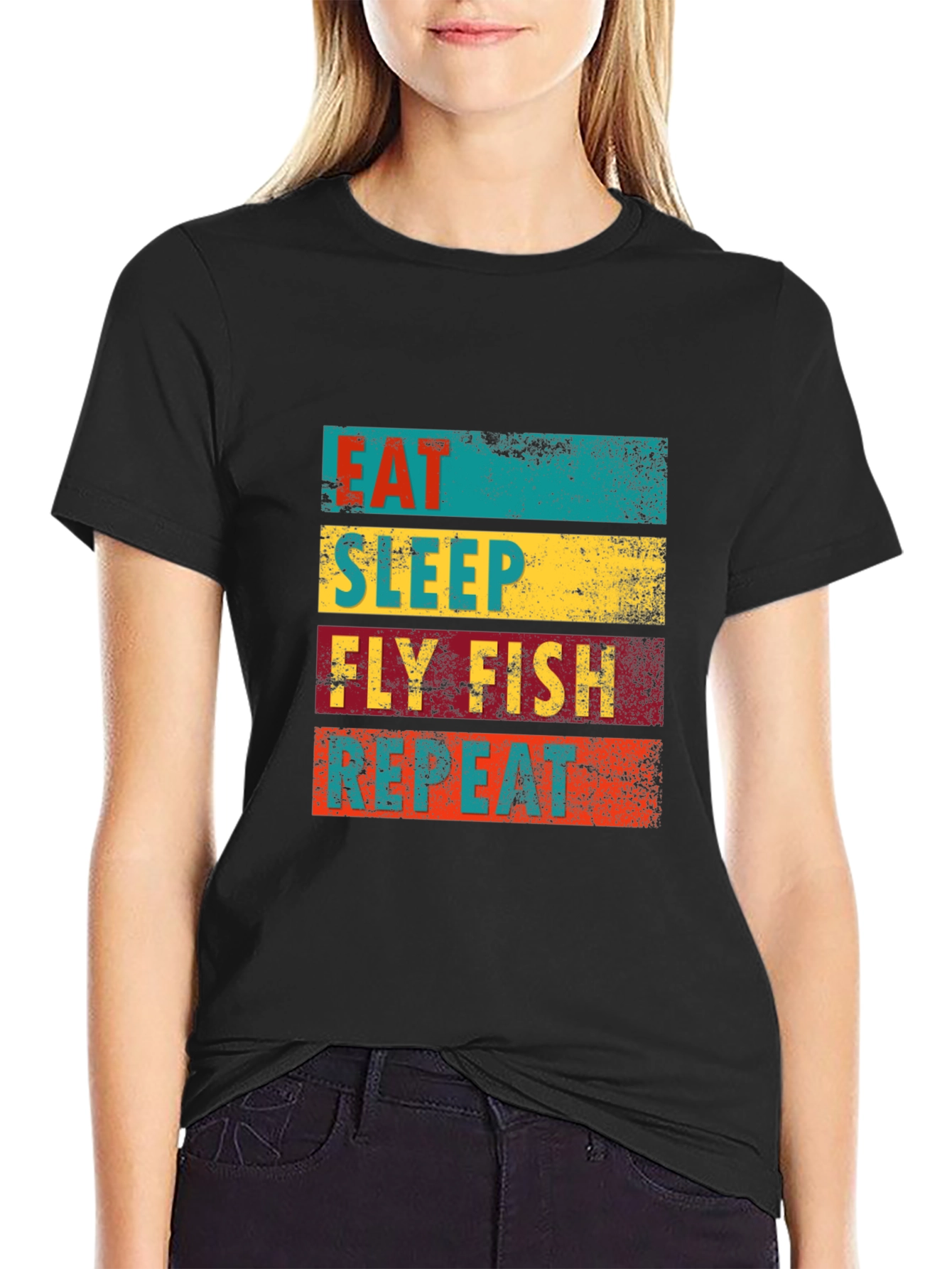 Eat Sleep Fly Fish Repeat T-Shirt