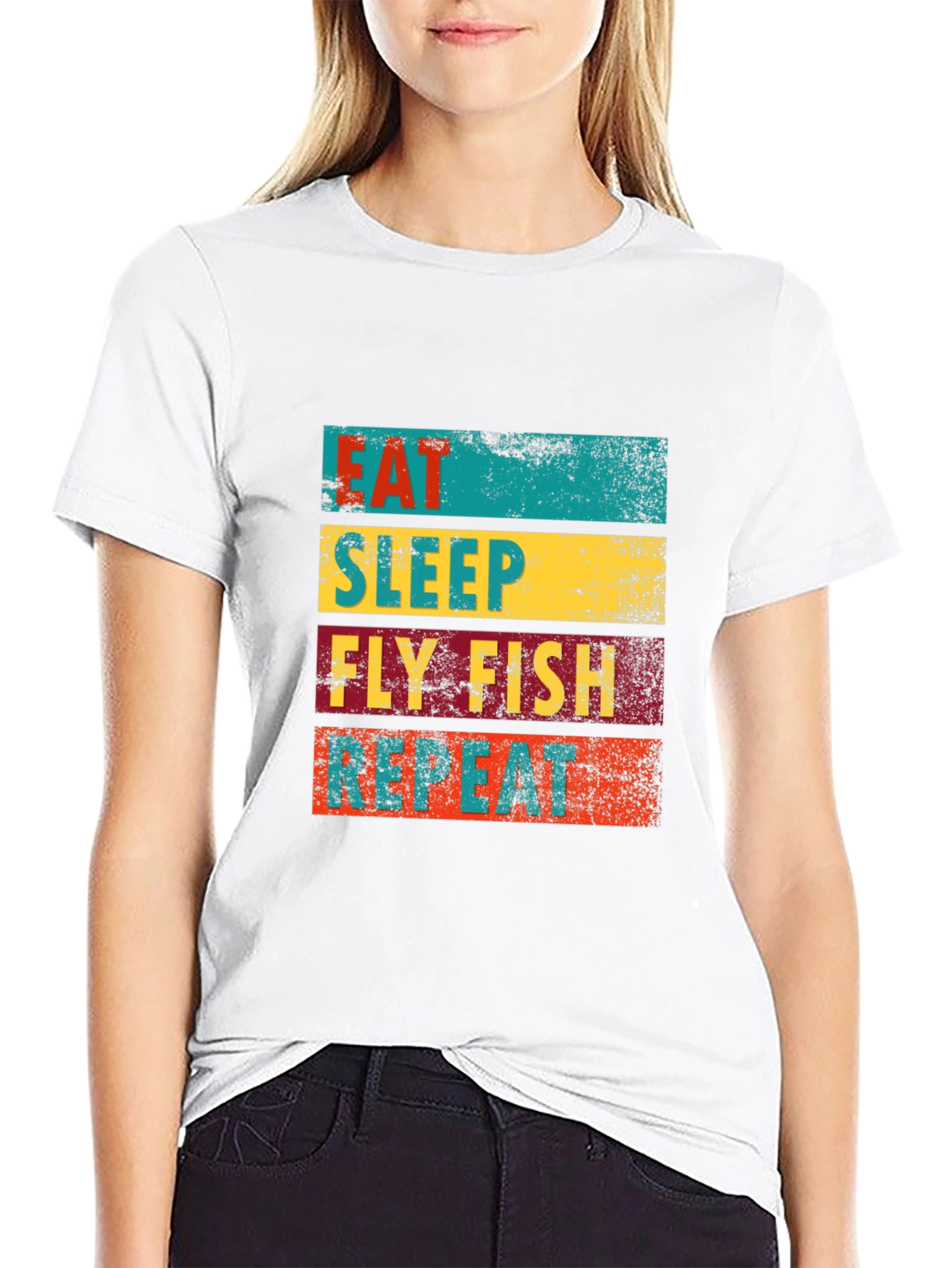 Eat Sleep Fly Fish Repeat T-Shirt