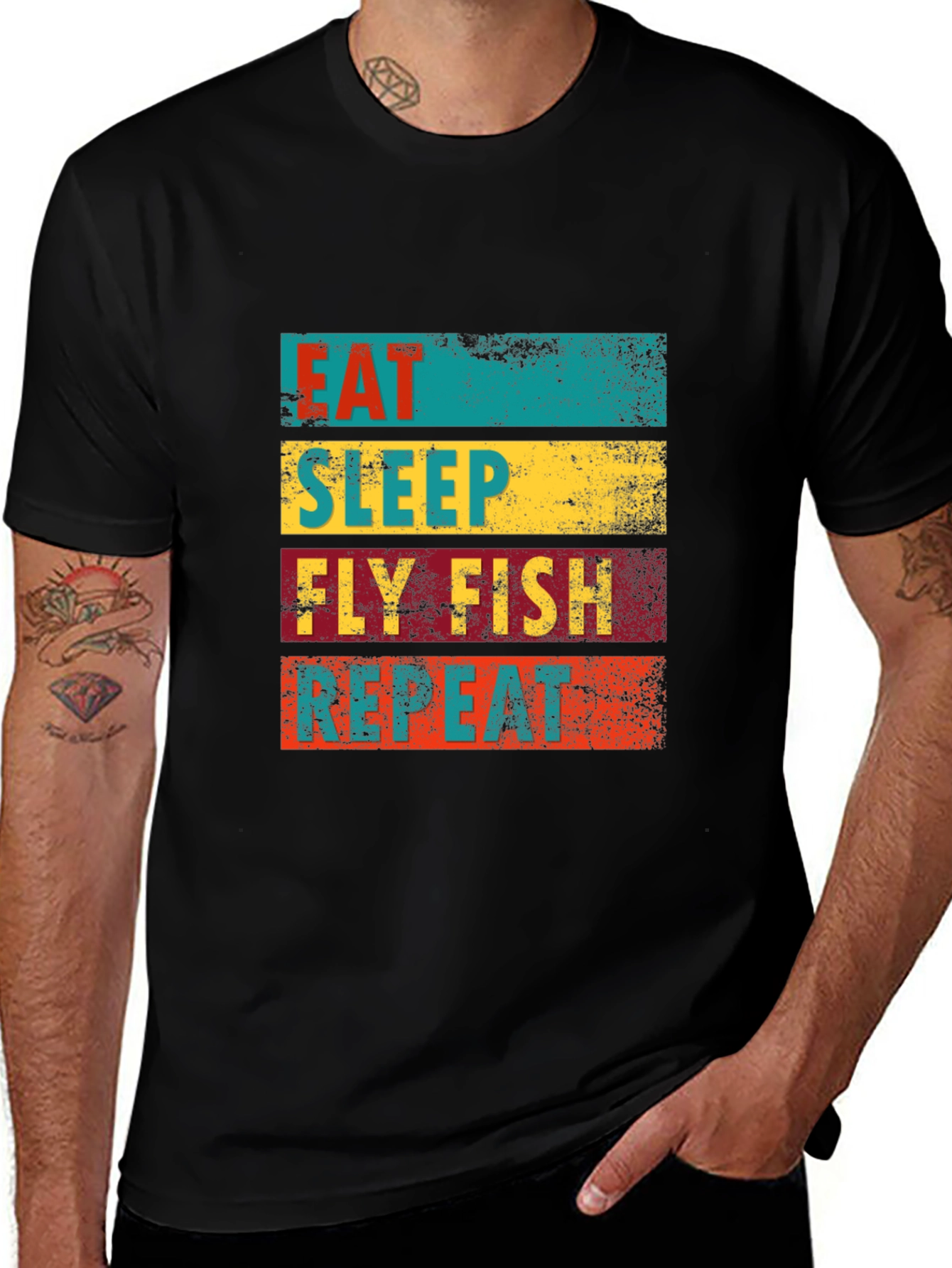 Eat Sleep Fly Fish Repeat T-Shirt