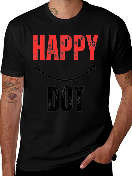 Happy Dot Graphic T-Shirt