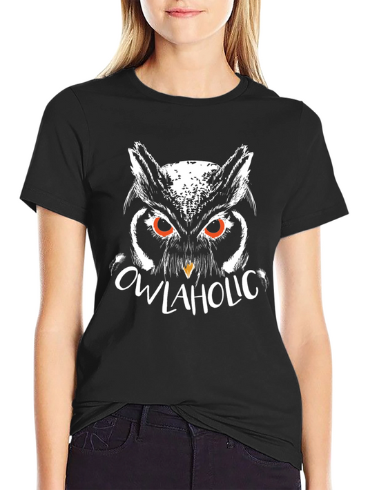 Owlaholic Graphic Tee - Mens Black T-Shirt