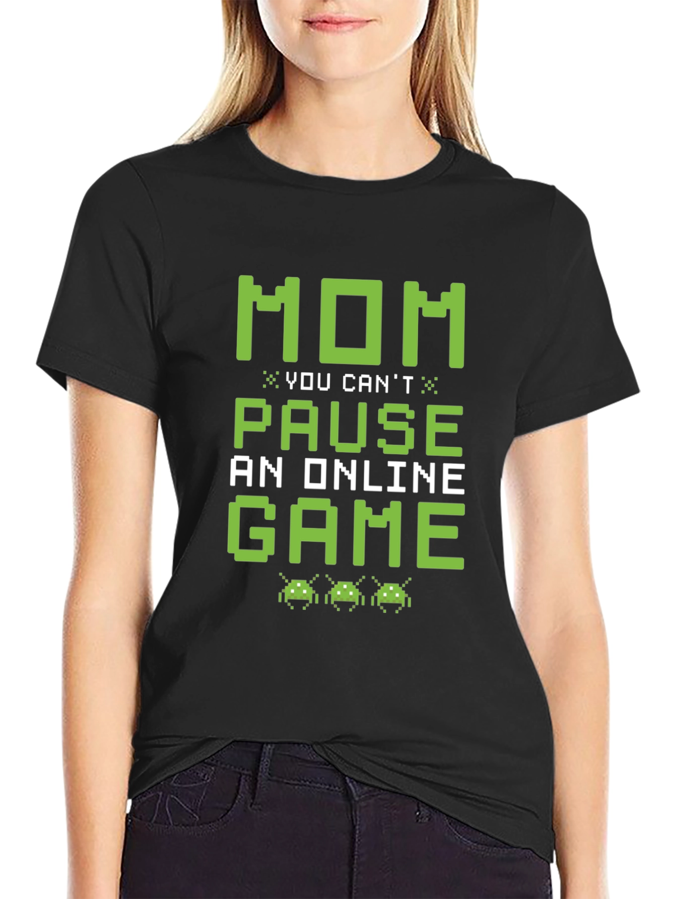 Gamer Mom T-Shirt: You Cant Pause an Online Game