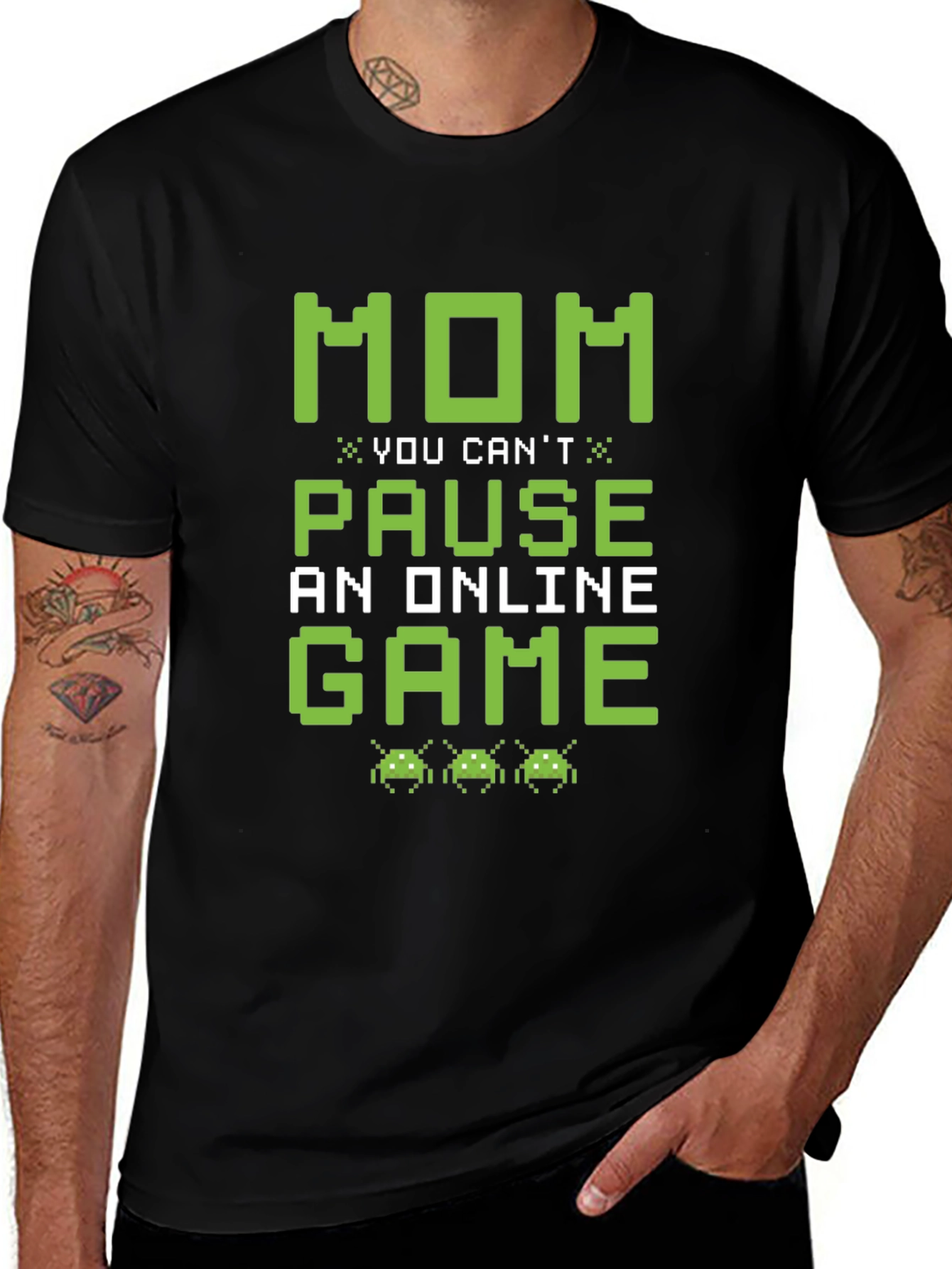 Gamer Mom T-Shirt: You Cant Pause an Online Game