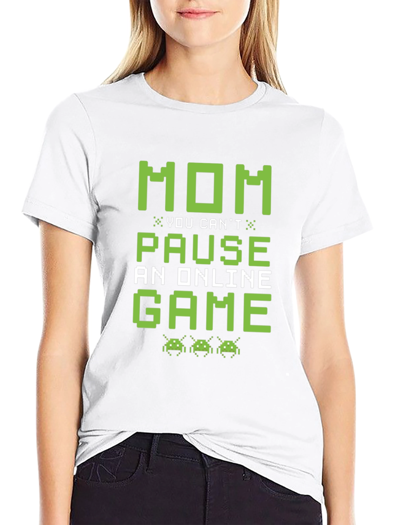 Gamer Mom T-Shirt: You Cant Pause an Online Game