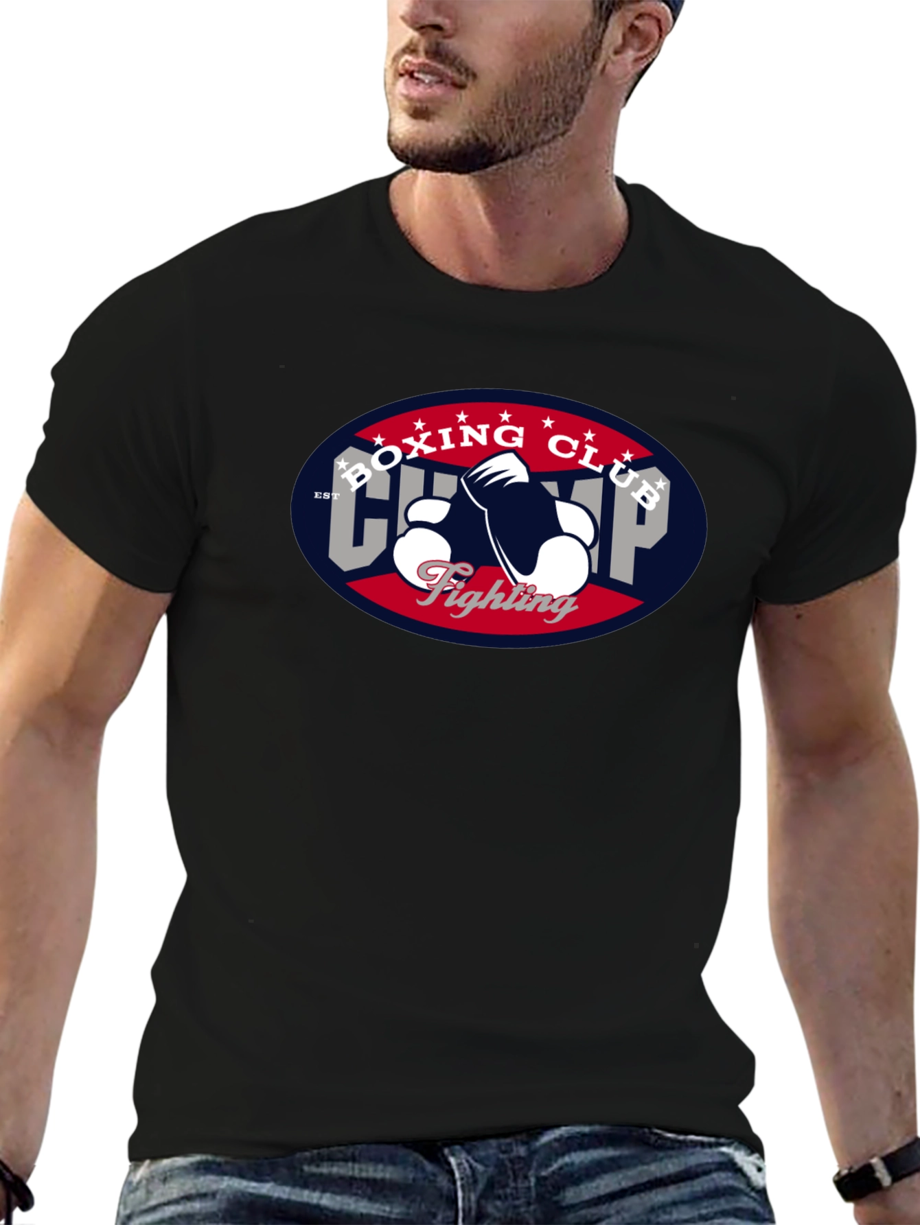 Boxing Champ Black T-Shirt