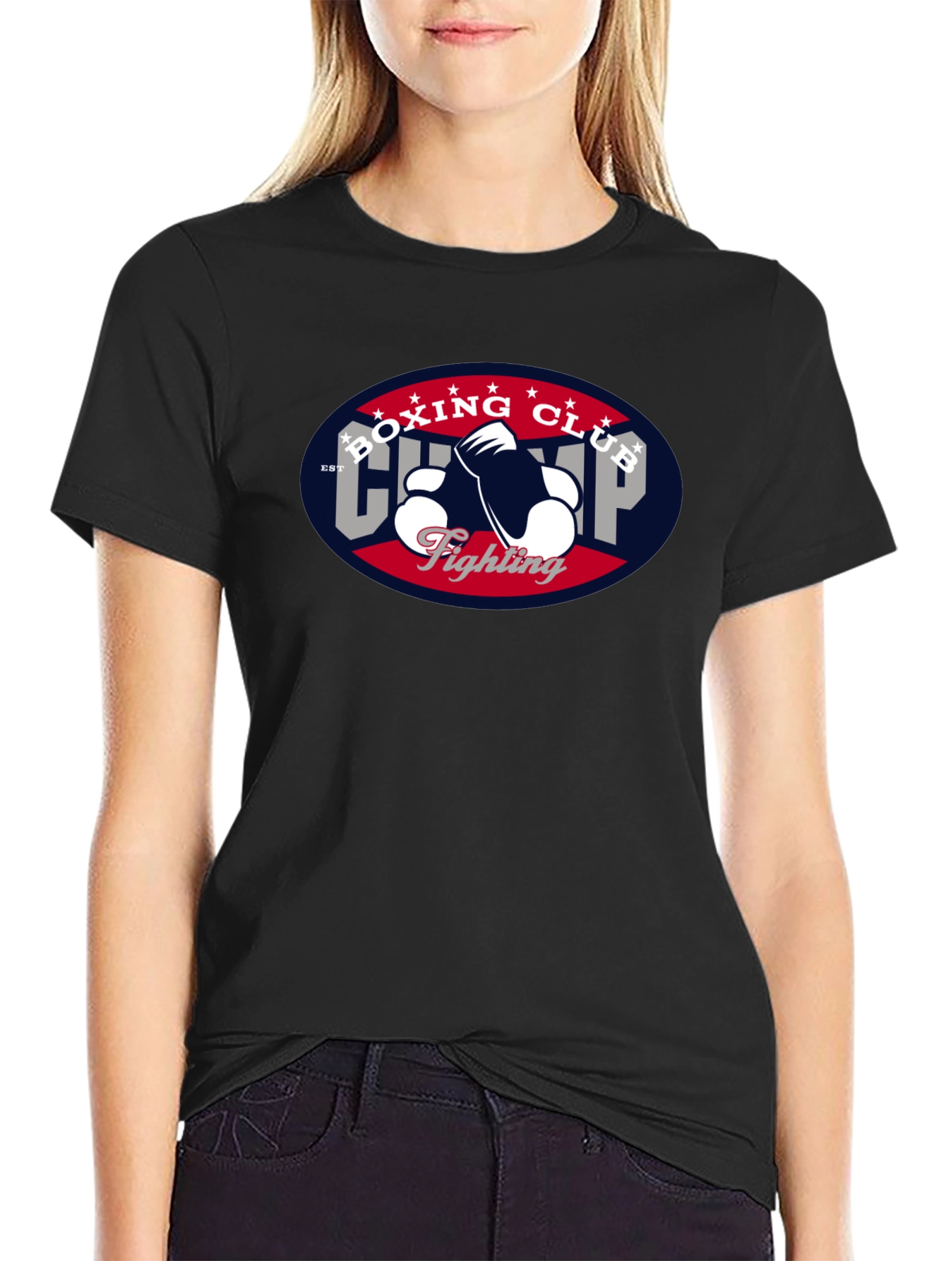 Boxing Champ Black T-Shirt