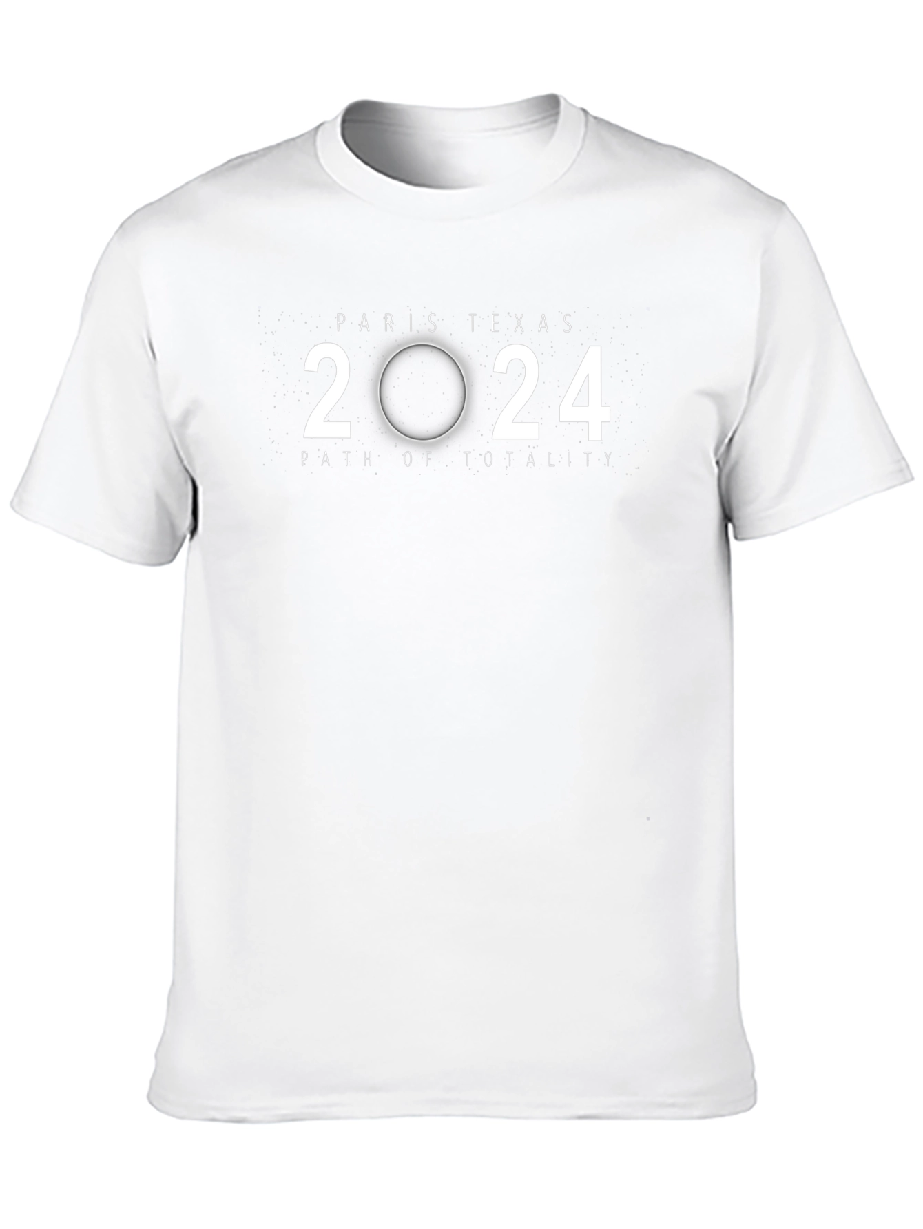 Paris Texas 2024 Path of Totality Eclipse T-Shirt