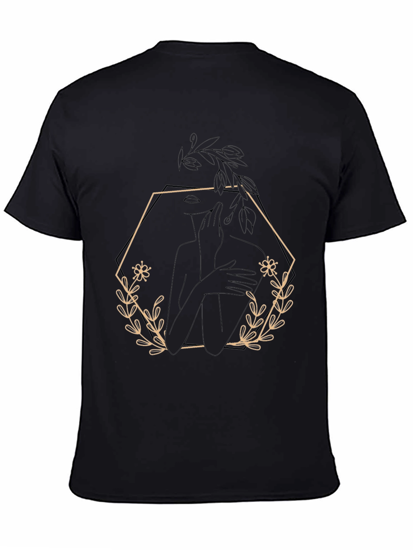 Minimalist Woman & Floral Tee
