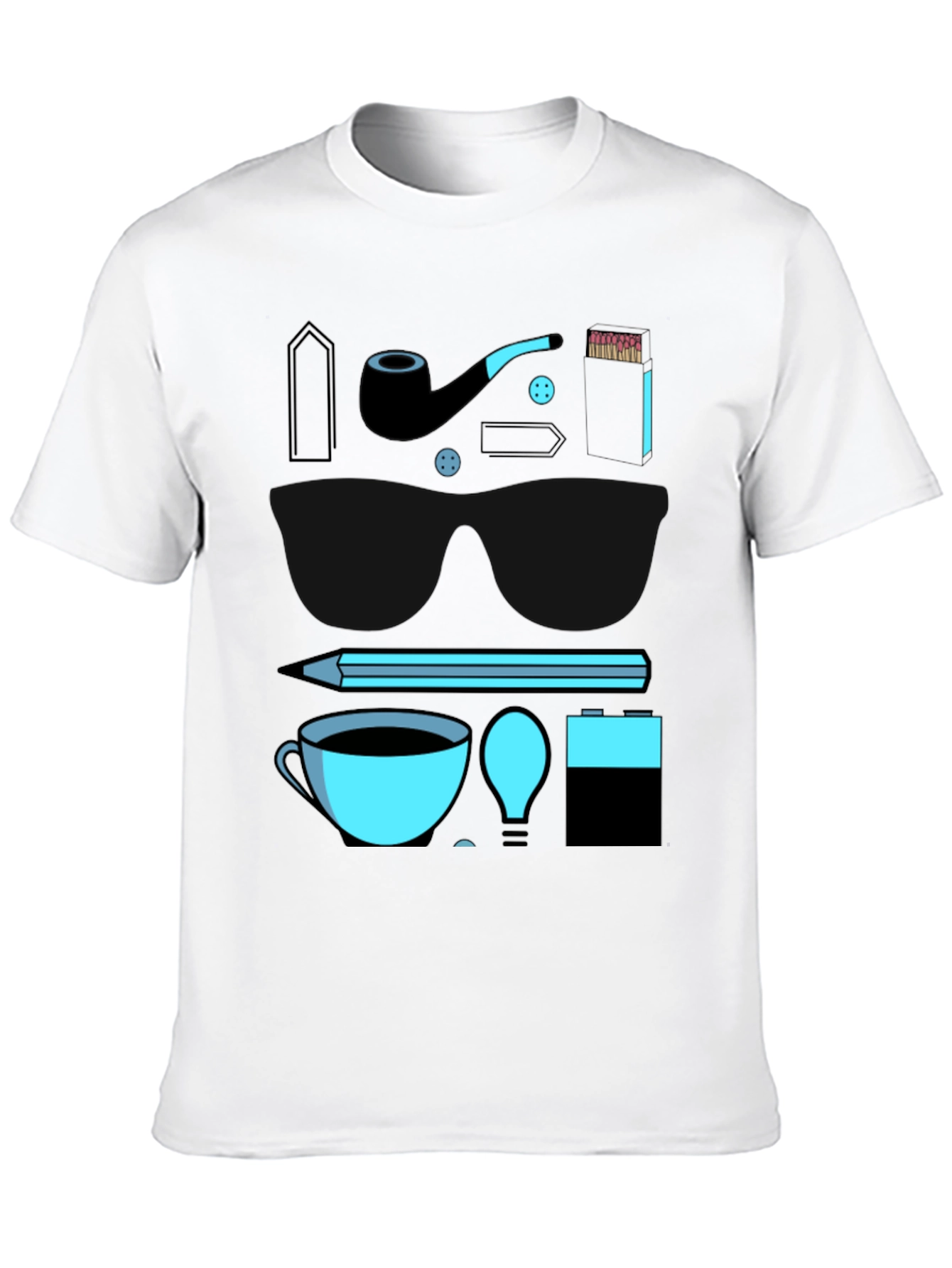 Mens Graphic T-Shirt: Intellectual Design