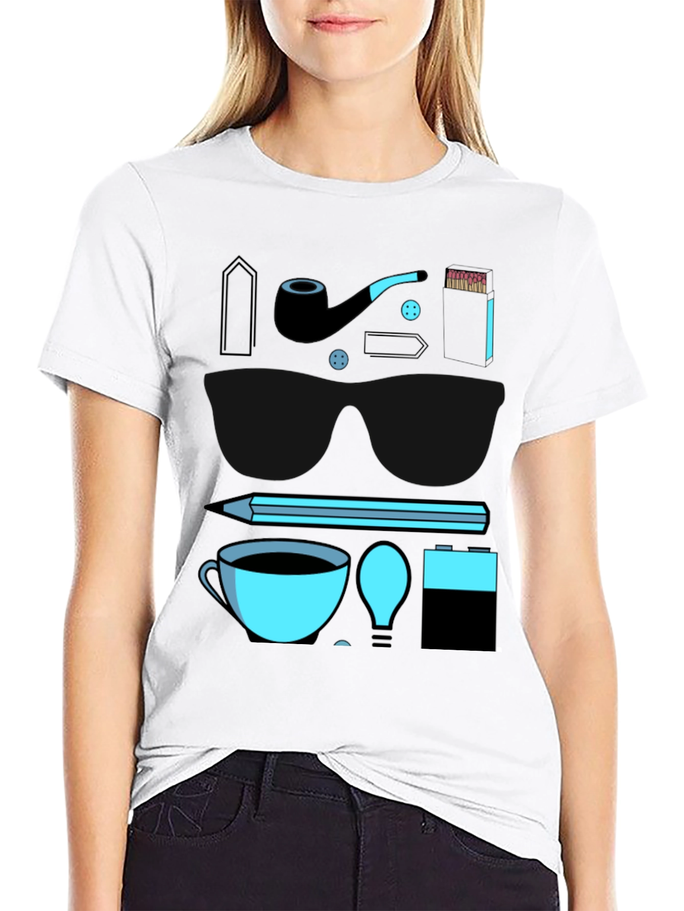 Mens Graphic T-Shirt: Intellectual Design