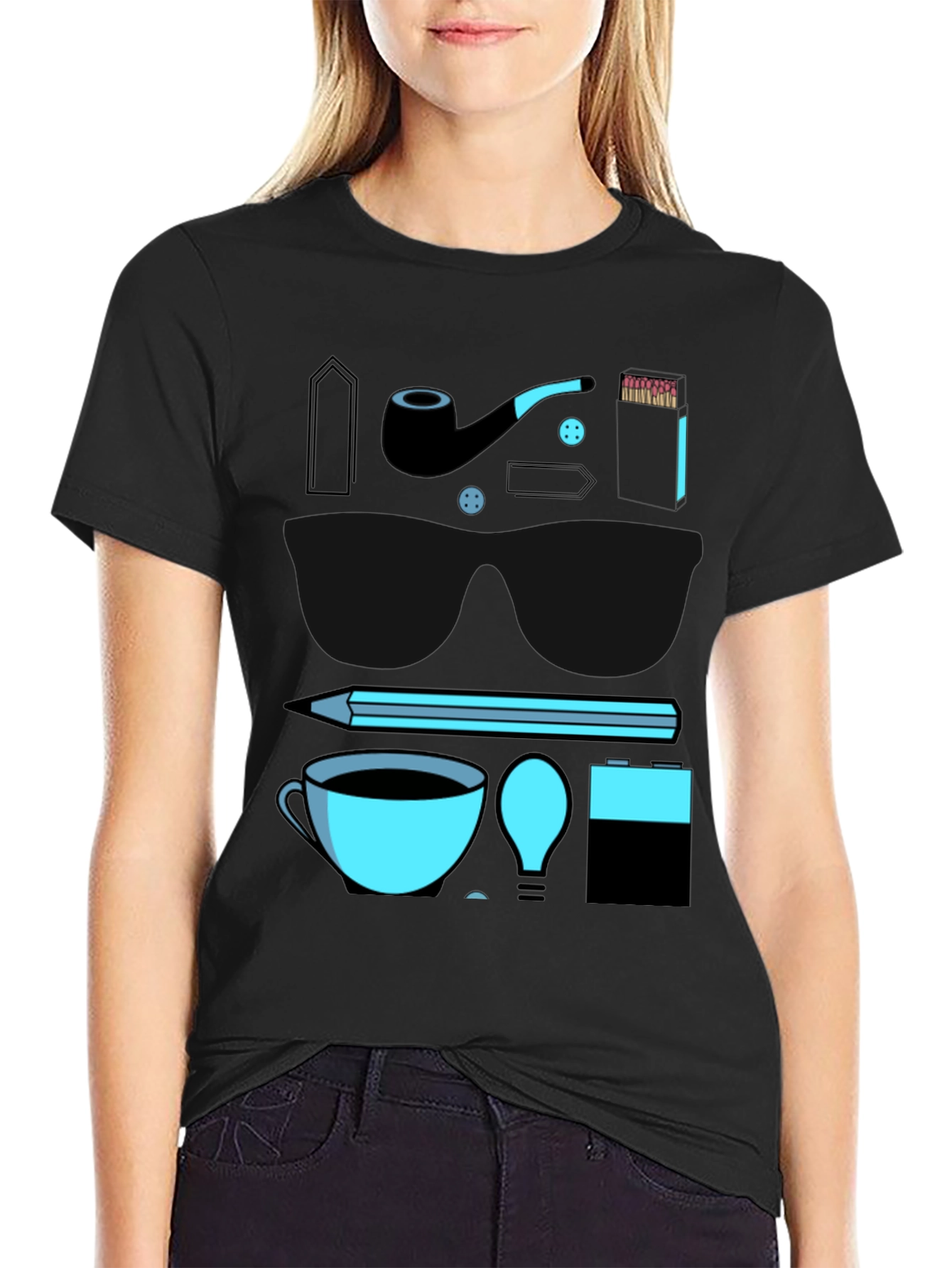Mens Graphic T-Shirt: Intellectual Design