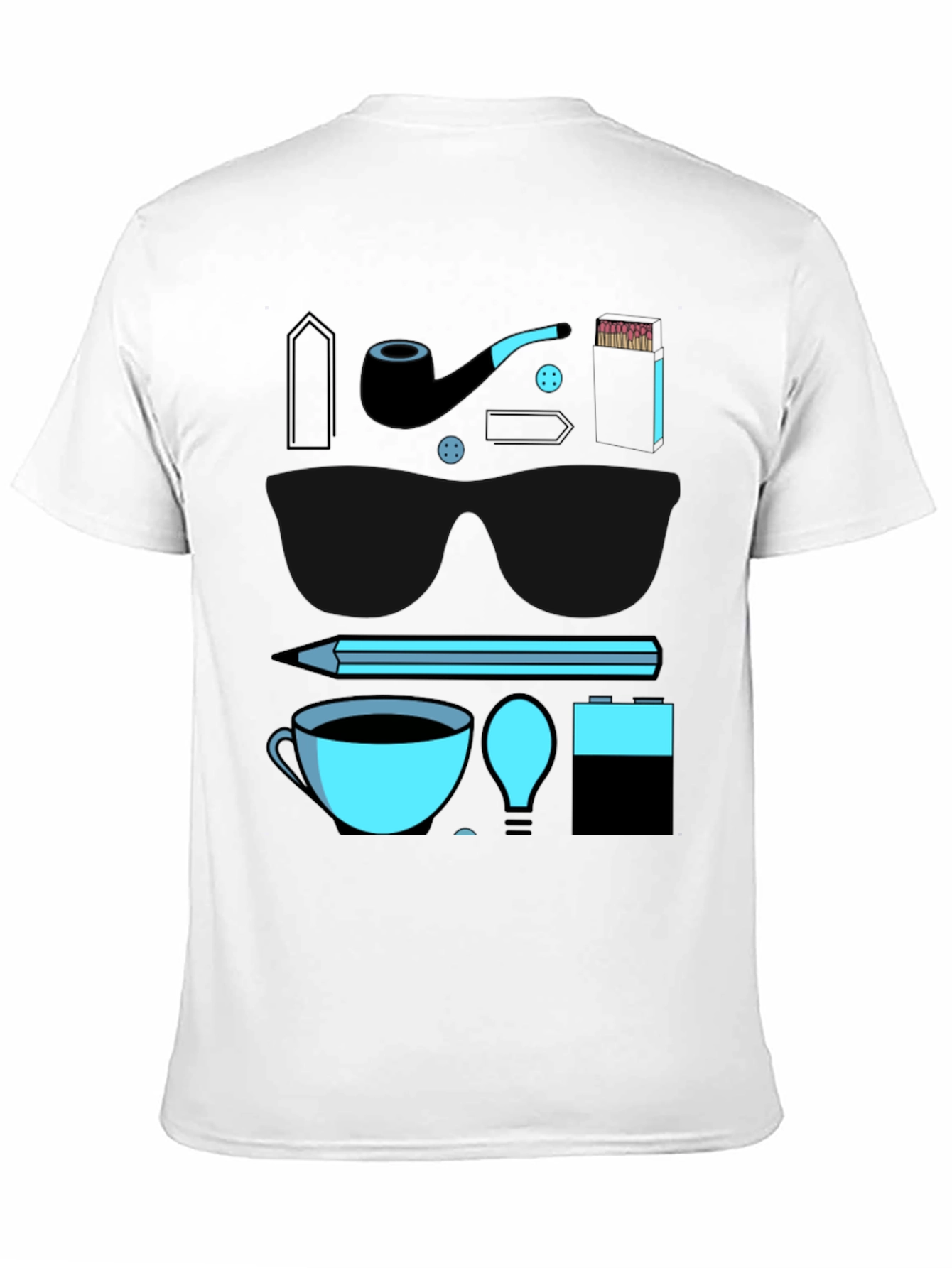 Mens Graphic T-Shirt: Intellectual Design