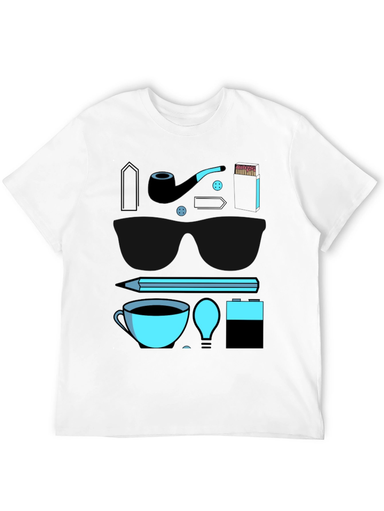 Mens Graphic T-Shirt: Intellectual Design