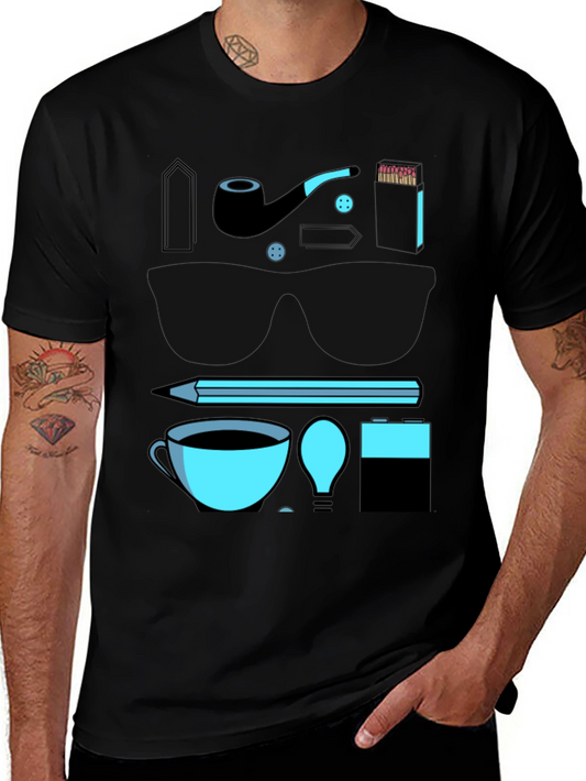 Mens Graphic T-Shirt: Intellectual Design