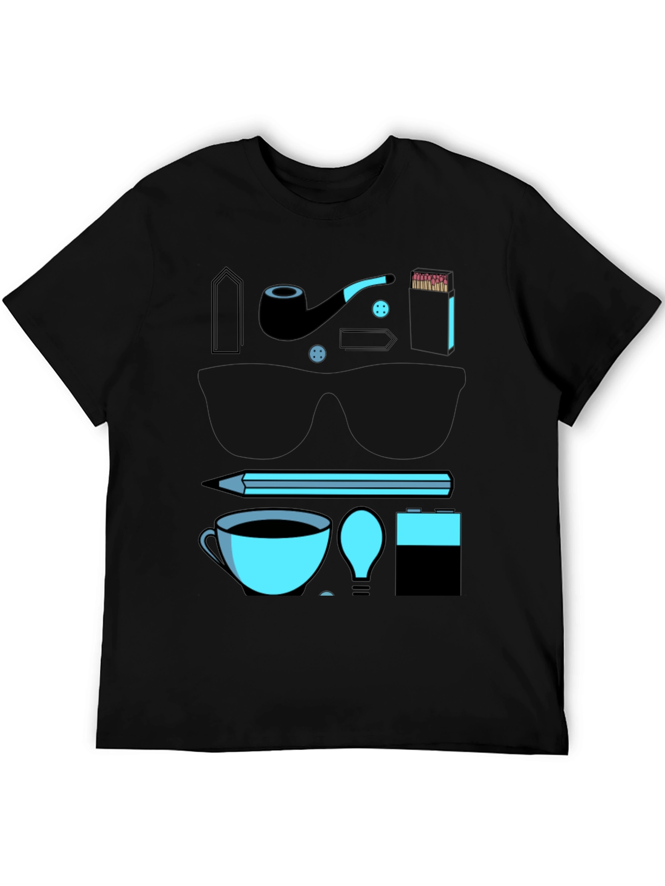 Mens Graphic T-Shirt: Intellectual Design