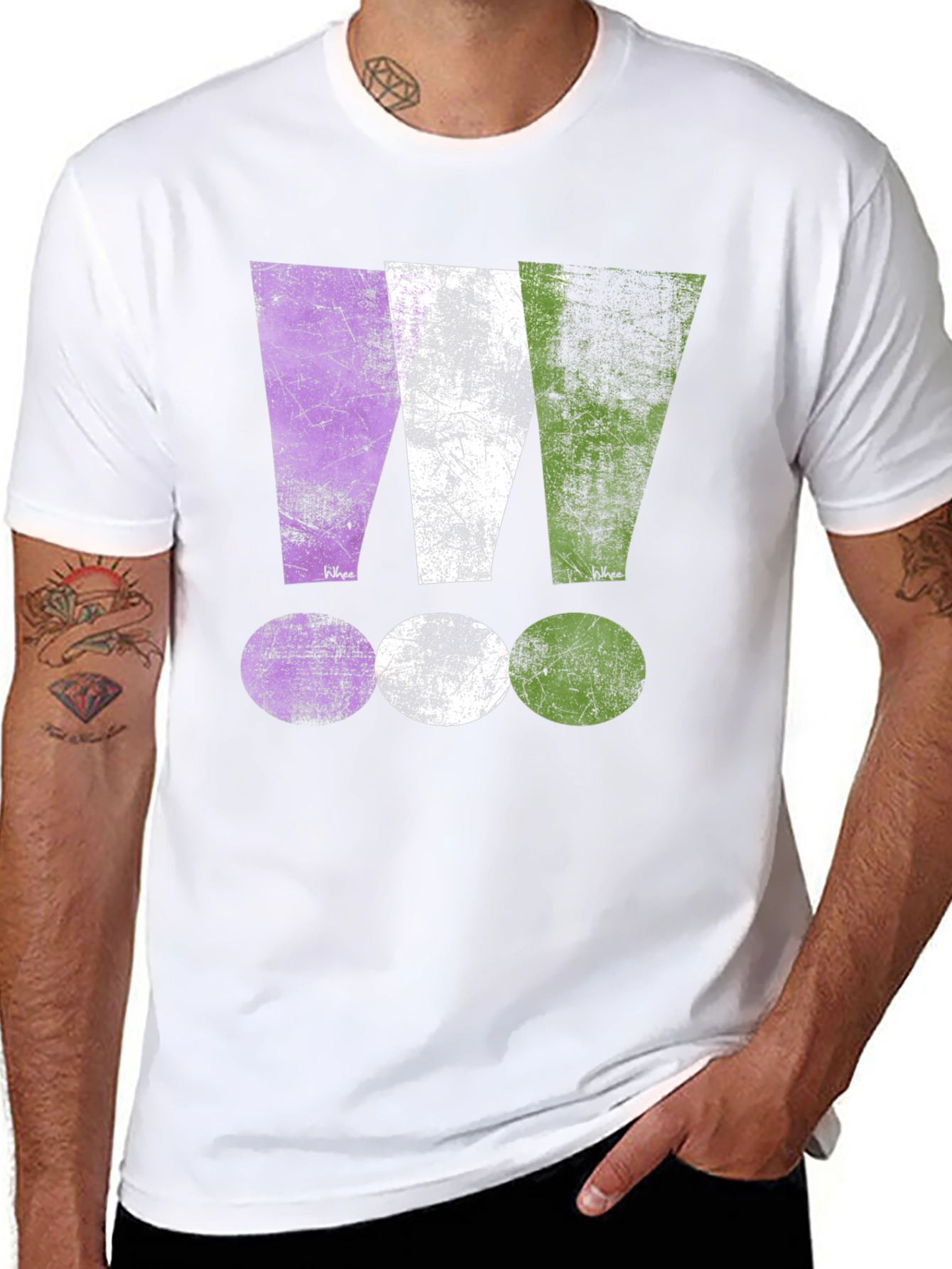 Grunge Exclamation Point T-Shirt