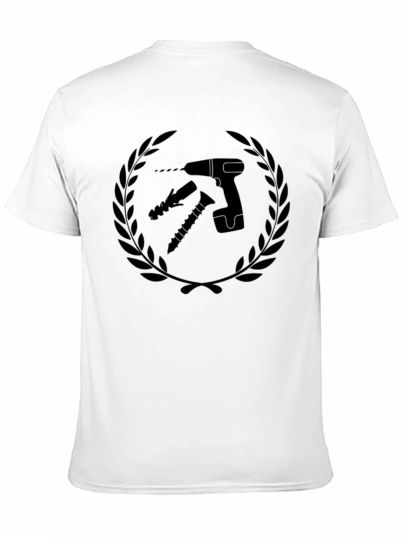 Drill & Screw Black Graphic Tee