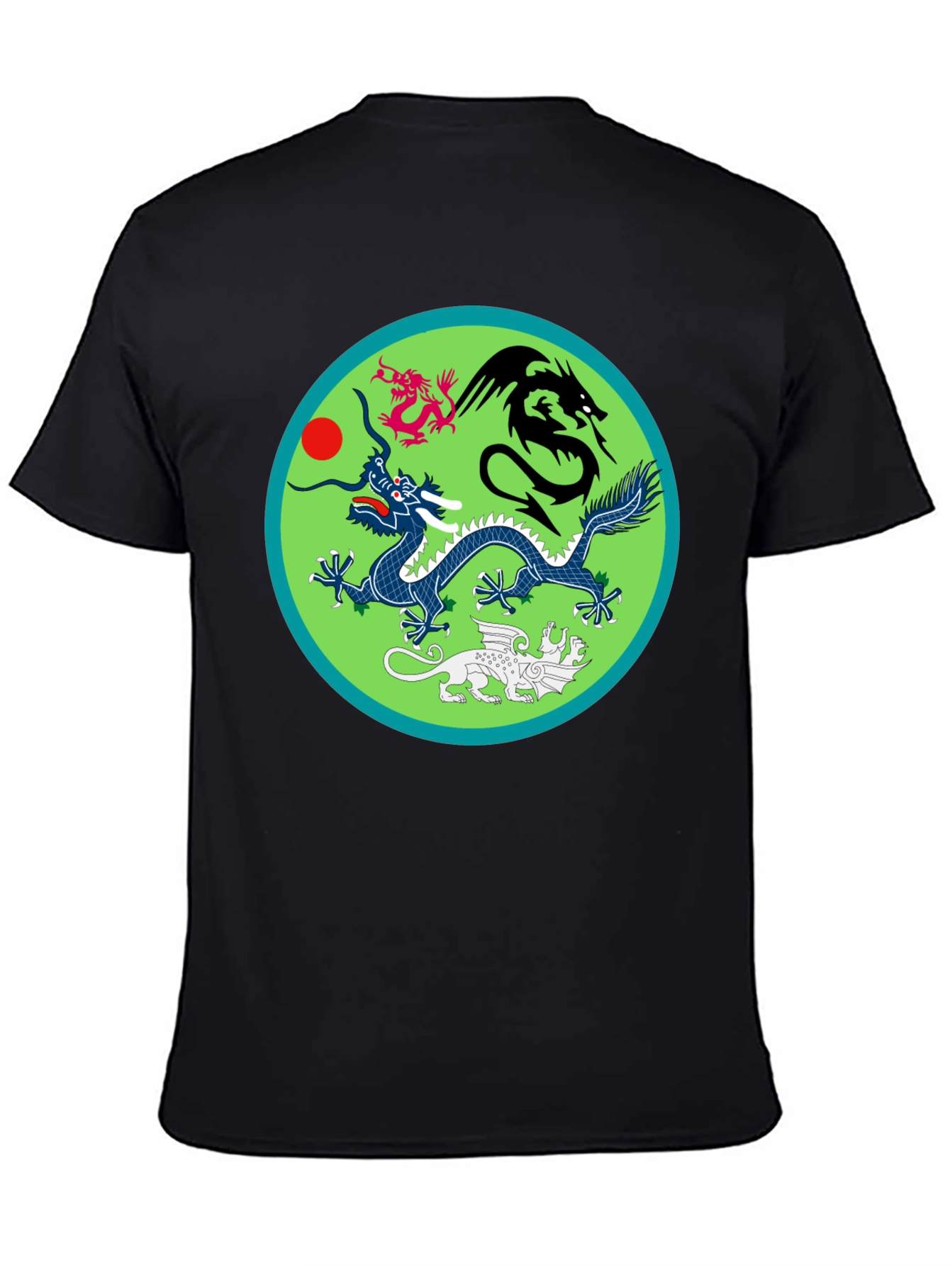 Dragon Motif T-Shirt