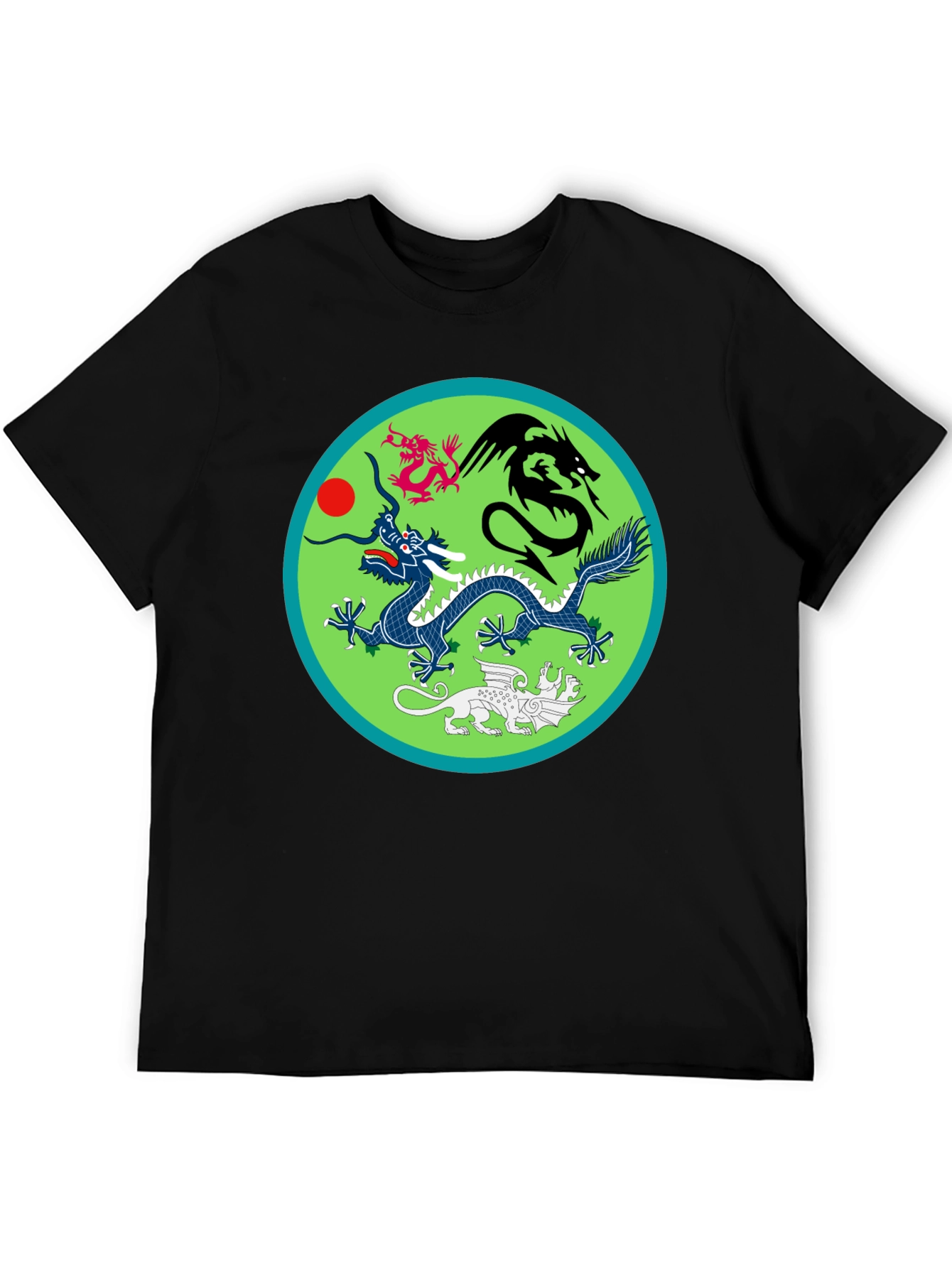 Dragon Motif T-Shirt