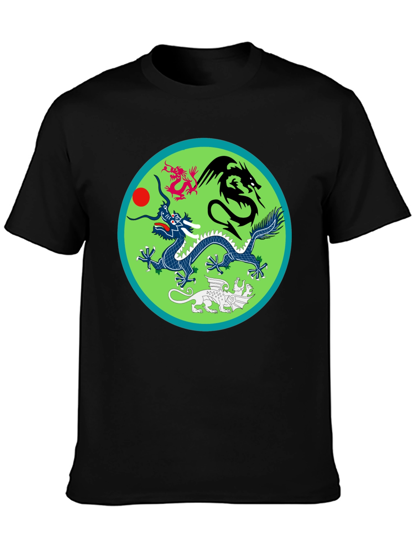 Dragon Motif T-Shirt