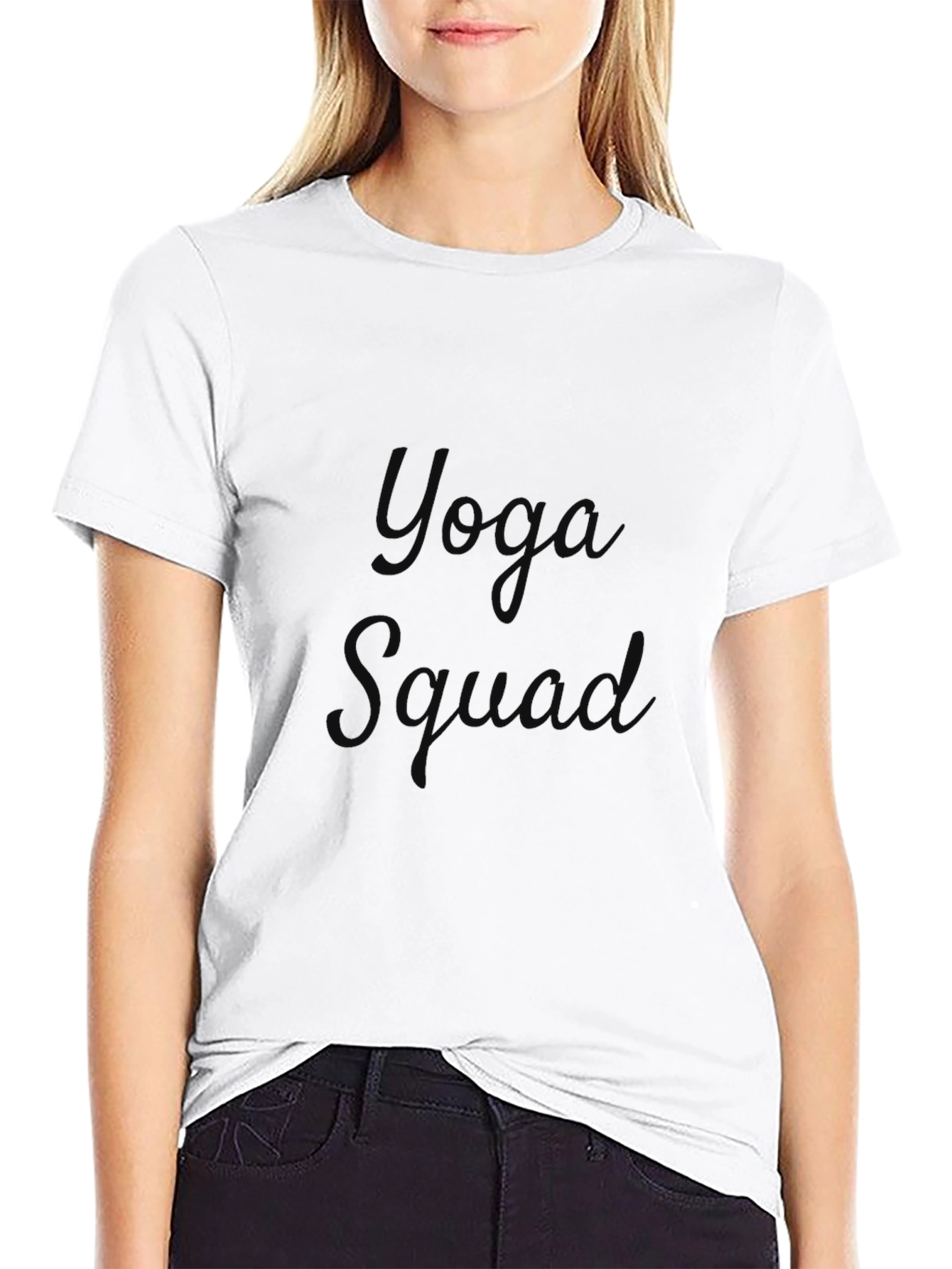 Yoga Squad Black T-Shirt