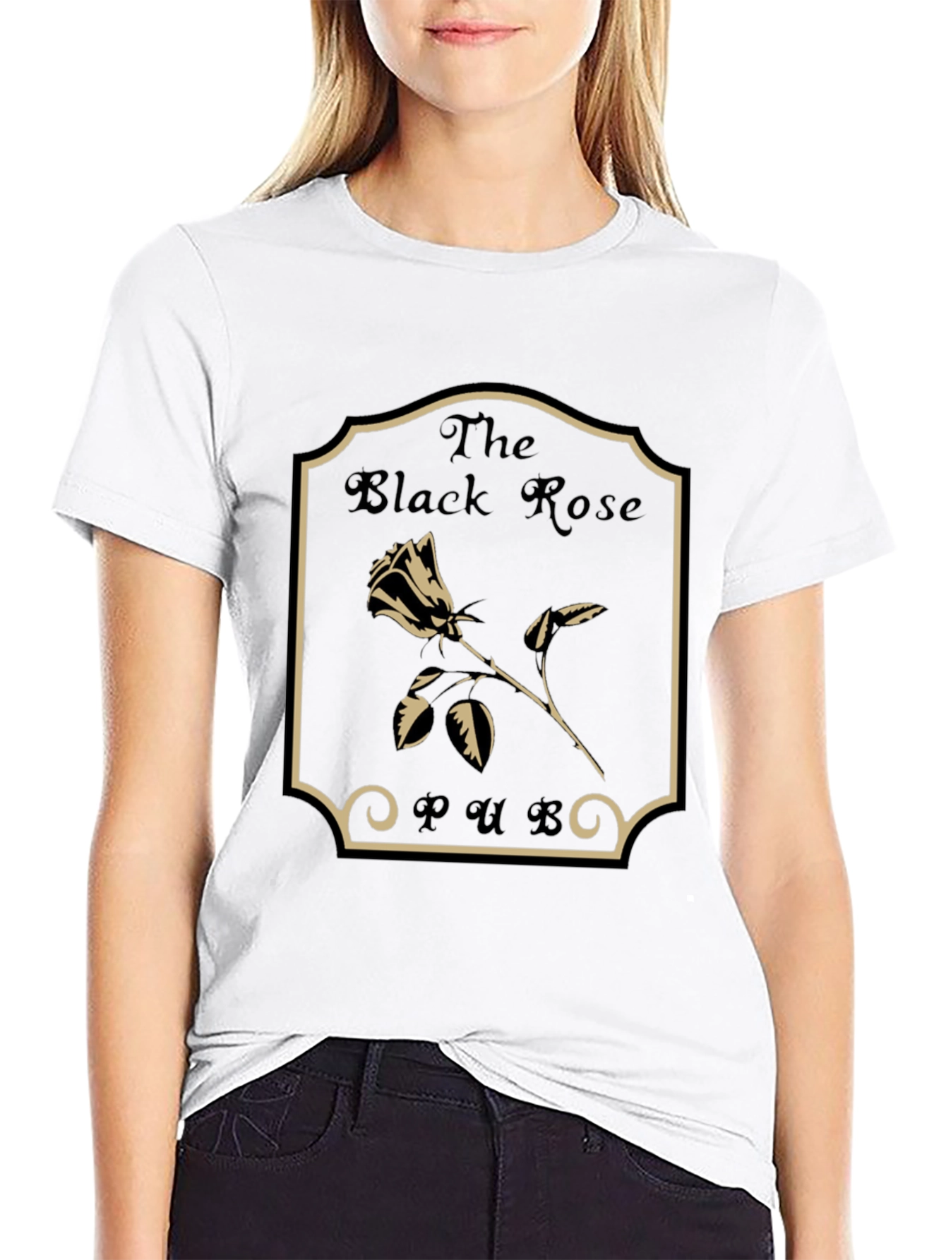 The Black Rose Pub Graphic T-Shirt