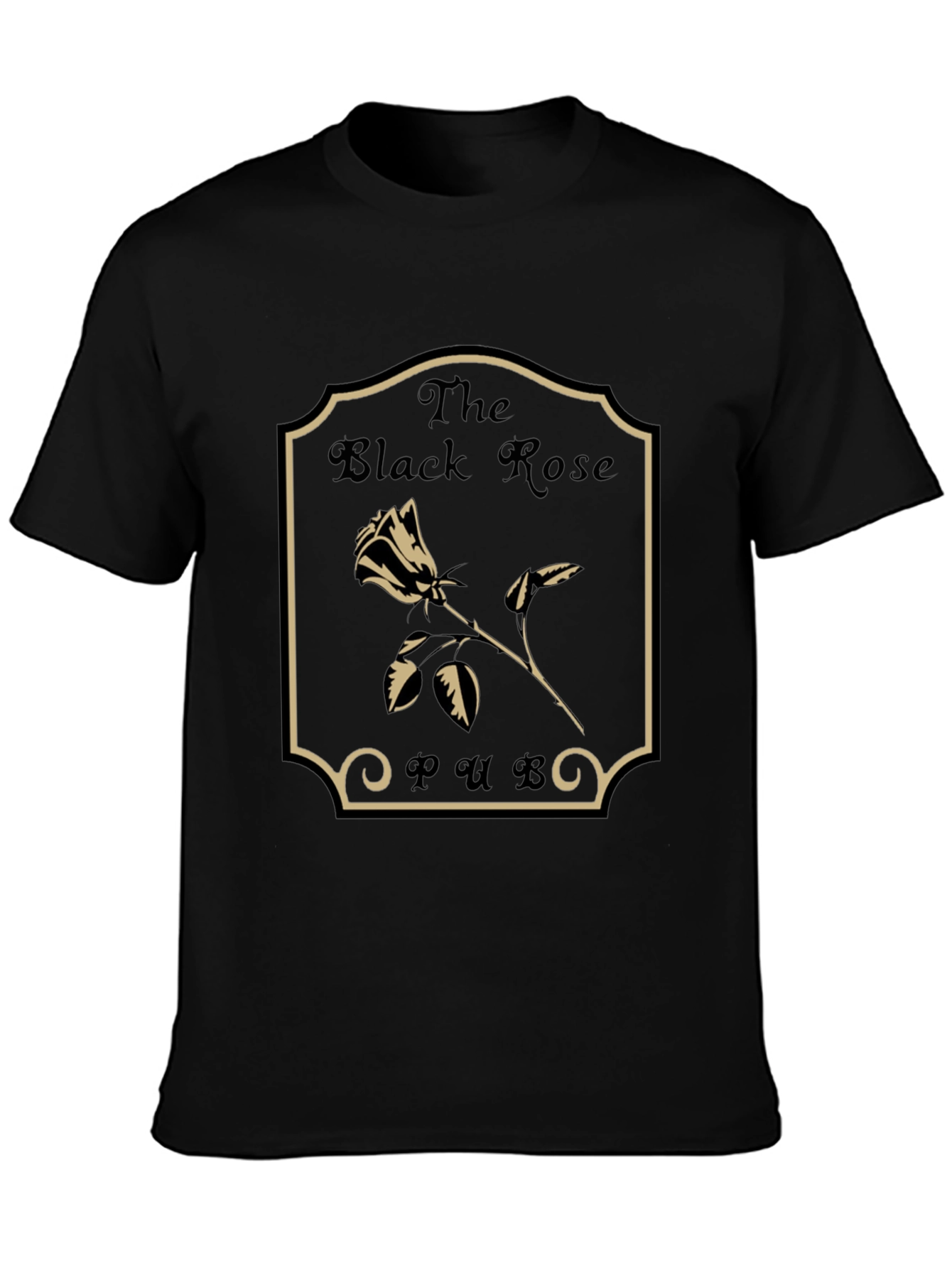 The Black Rose Pub Graphic T-Shirt
