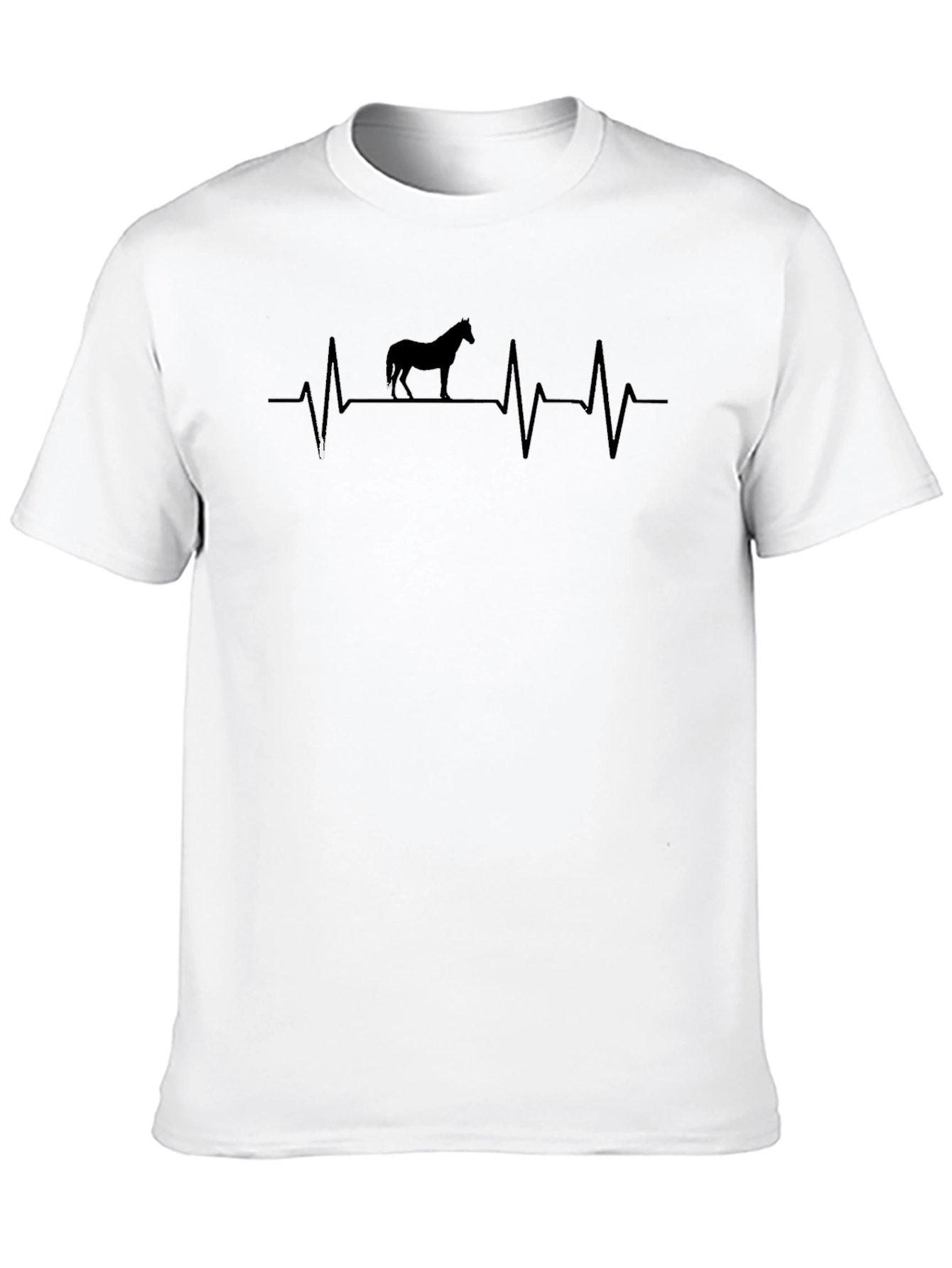 Horse Heartbeat Graphic T-Shirt