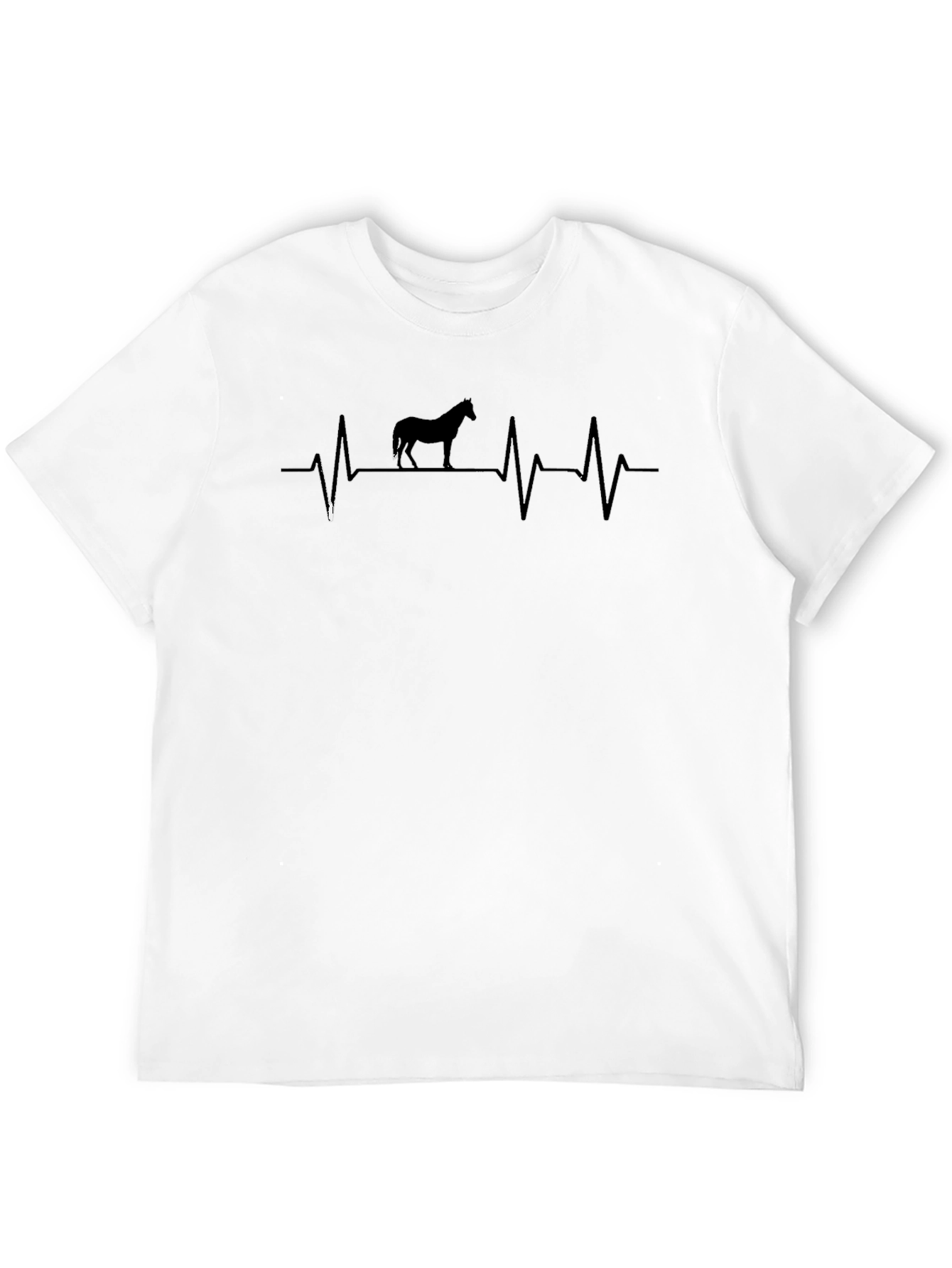 Horse Heartbeat Graphic T-Shirt