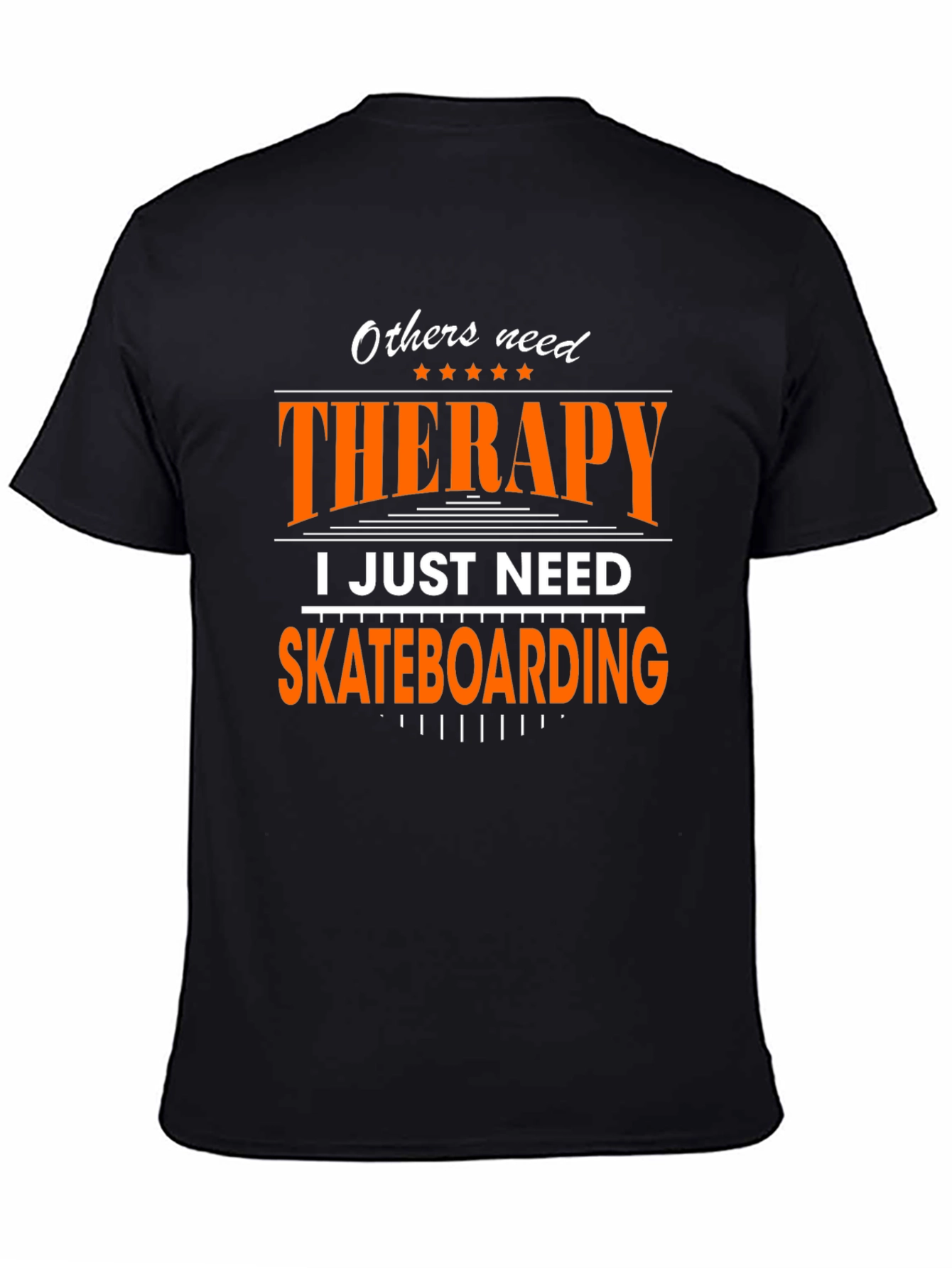 Skateboarding Therapy T-Shirt - Fun Graphic Tee