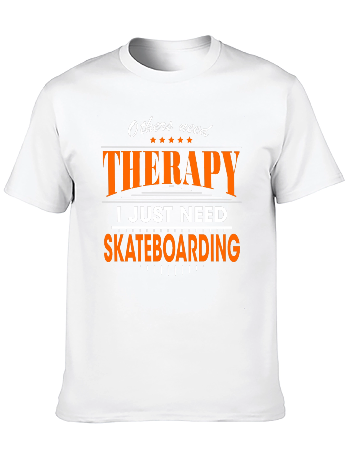 Skateboarding Therapy T-Shirt - Fun Graphic Tee